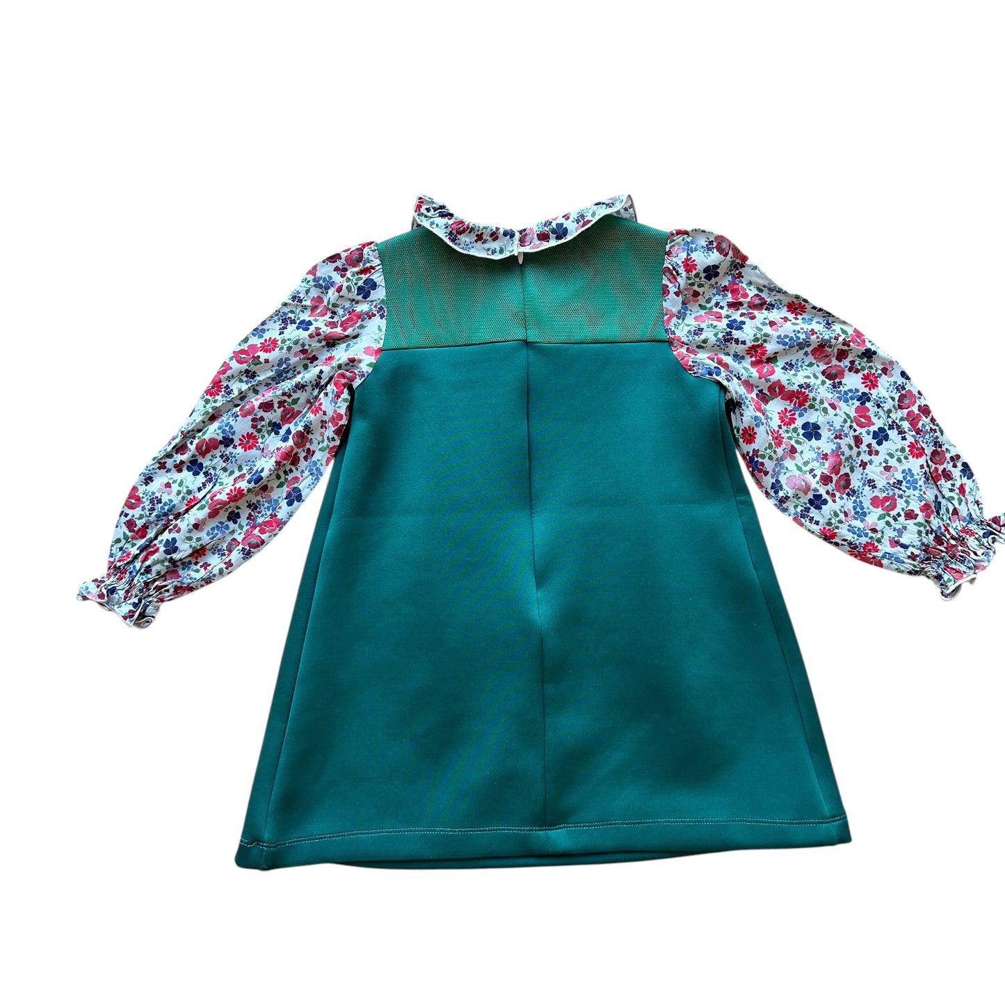 Abito in neoprene e cotone con colletto La Stupenderia - 24 mesi
