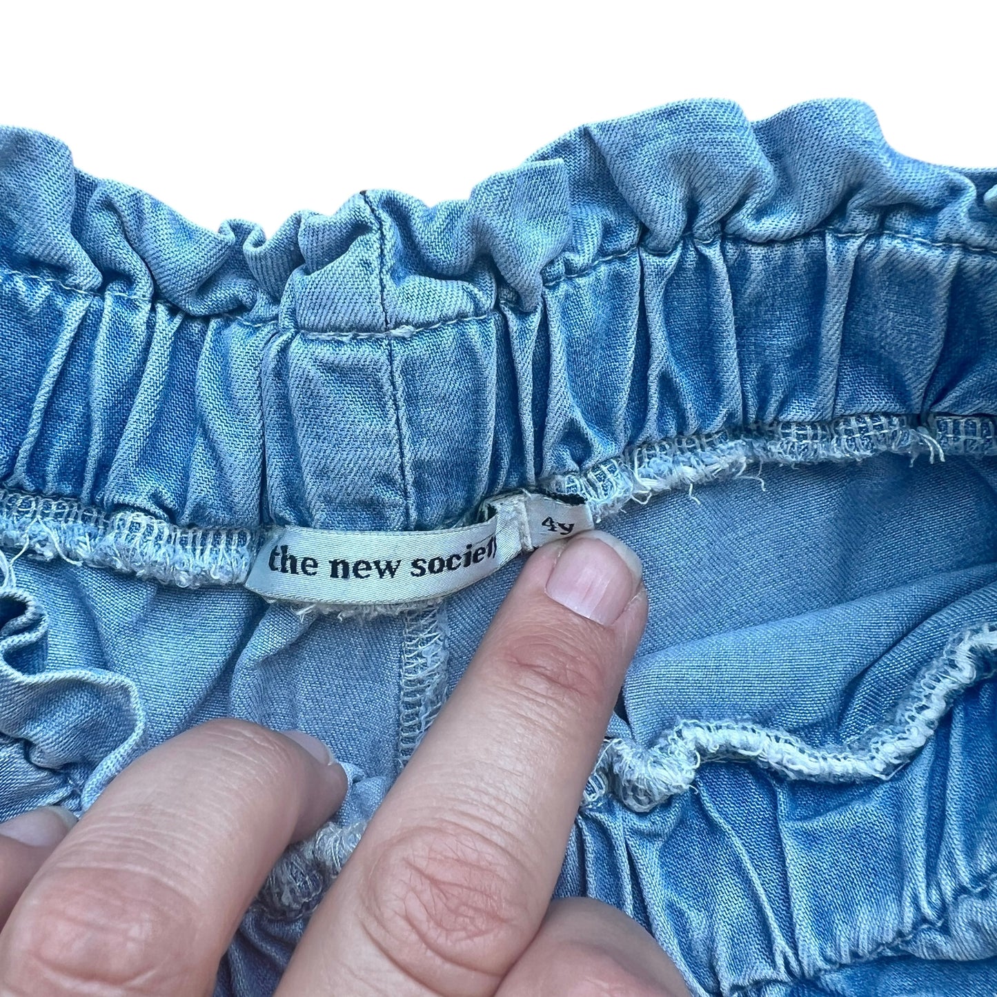 Pantaloncini jeans leggero The New Society - 4 anni