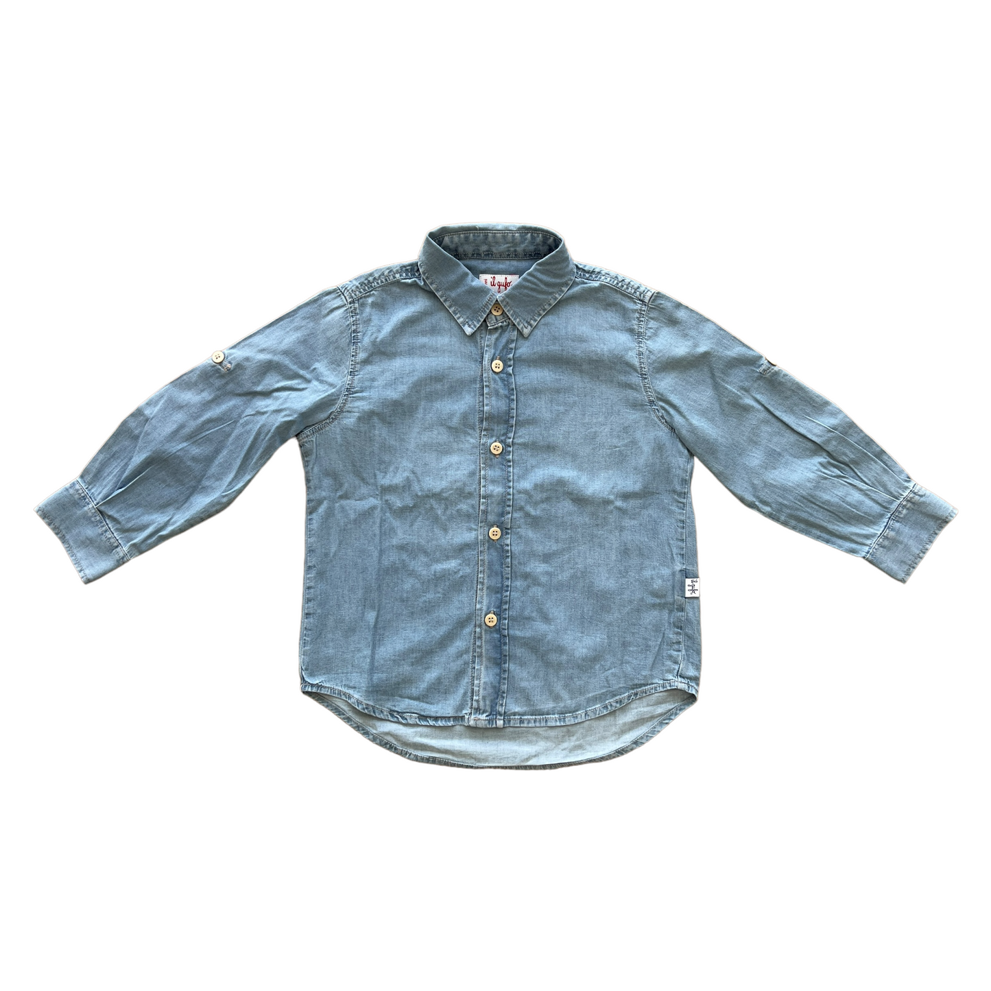 Camicia jeans leggero Il Gufo - 2 anni