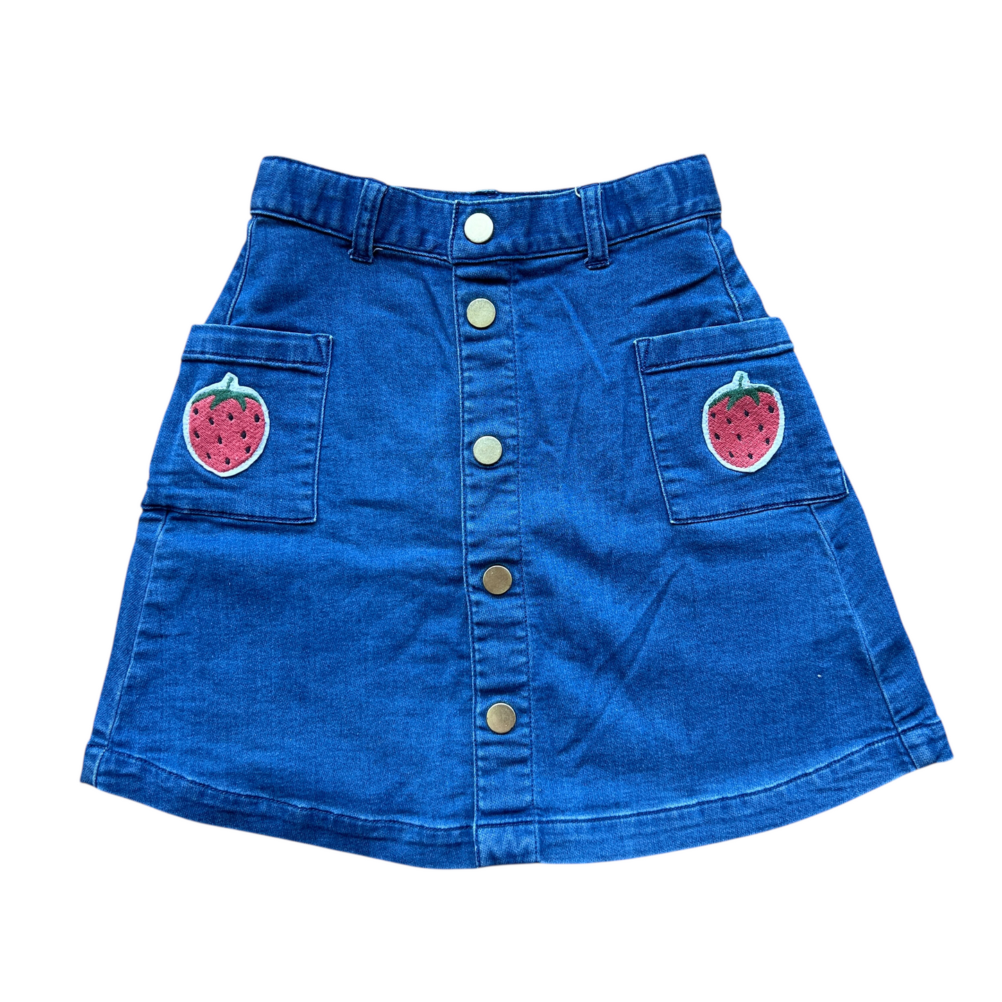 Gonna effetto jeans garzata Mini Rodini - 2/3 anni