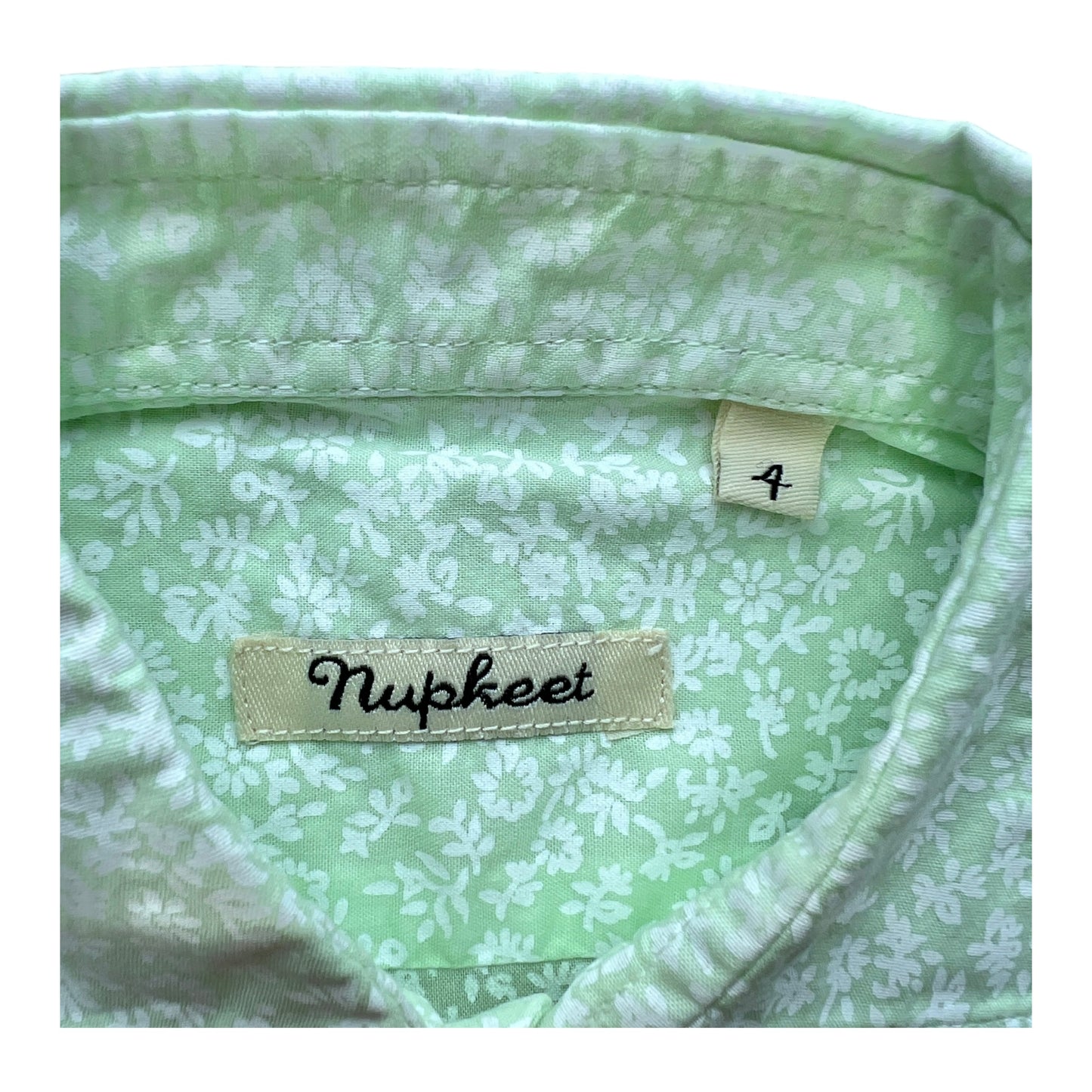 Camicia fiori Nupkeet - 4 anni