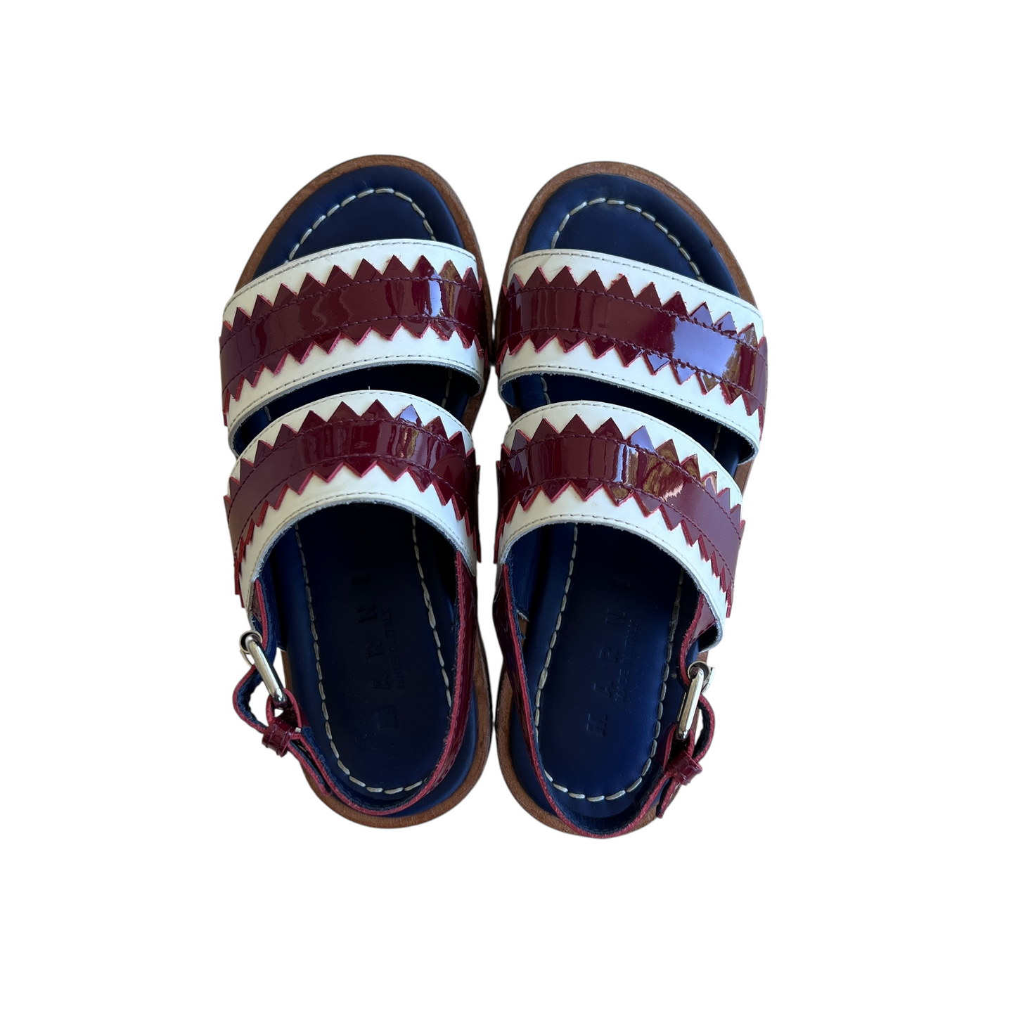 Sandali pelle e vernice Marni - numero 30