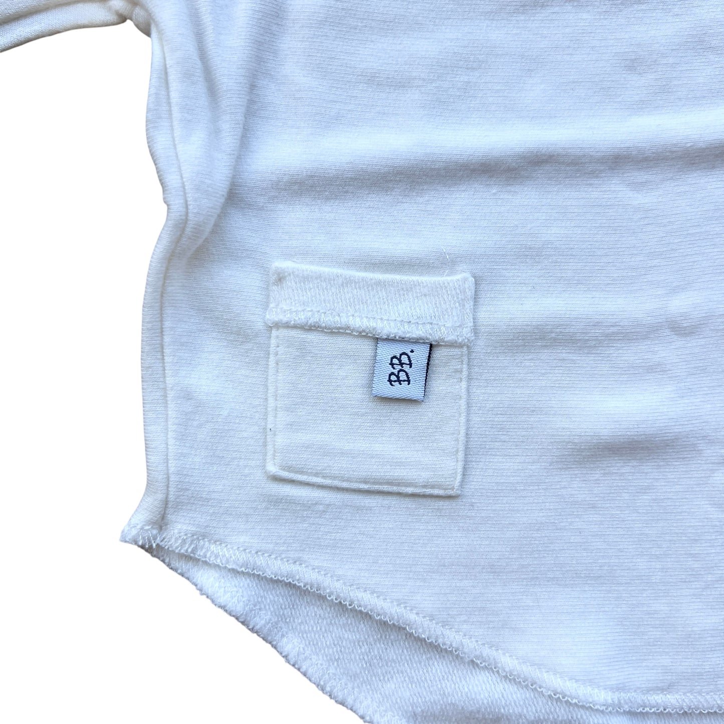 Completo maglia e pantaloni bianco/tortora Bamboom - 1 mese
