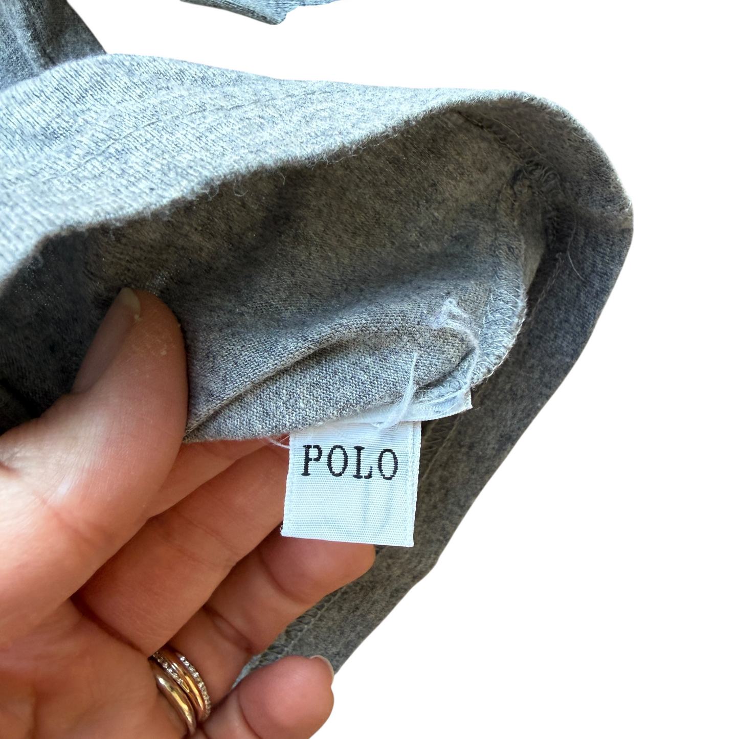 Maglia manica lunga grigio melange Polo Ralph Lauren - 3 anni