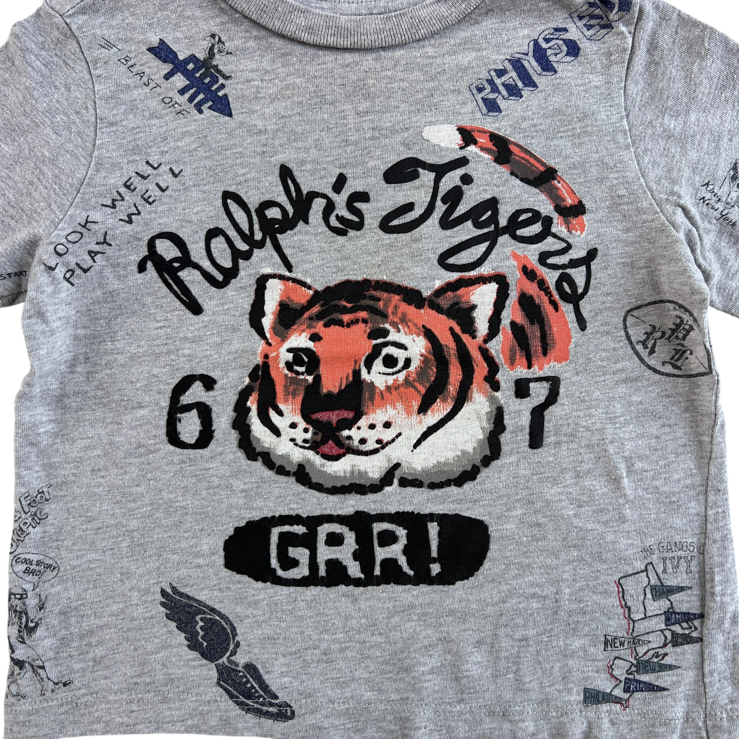 T-shirt manica lunga tigre Ralph Lauren - 12 mesi