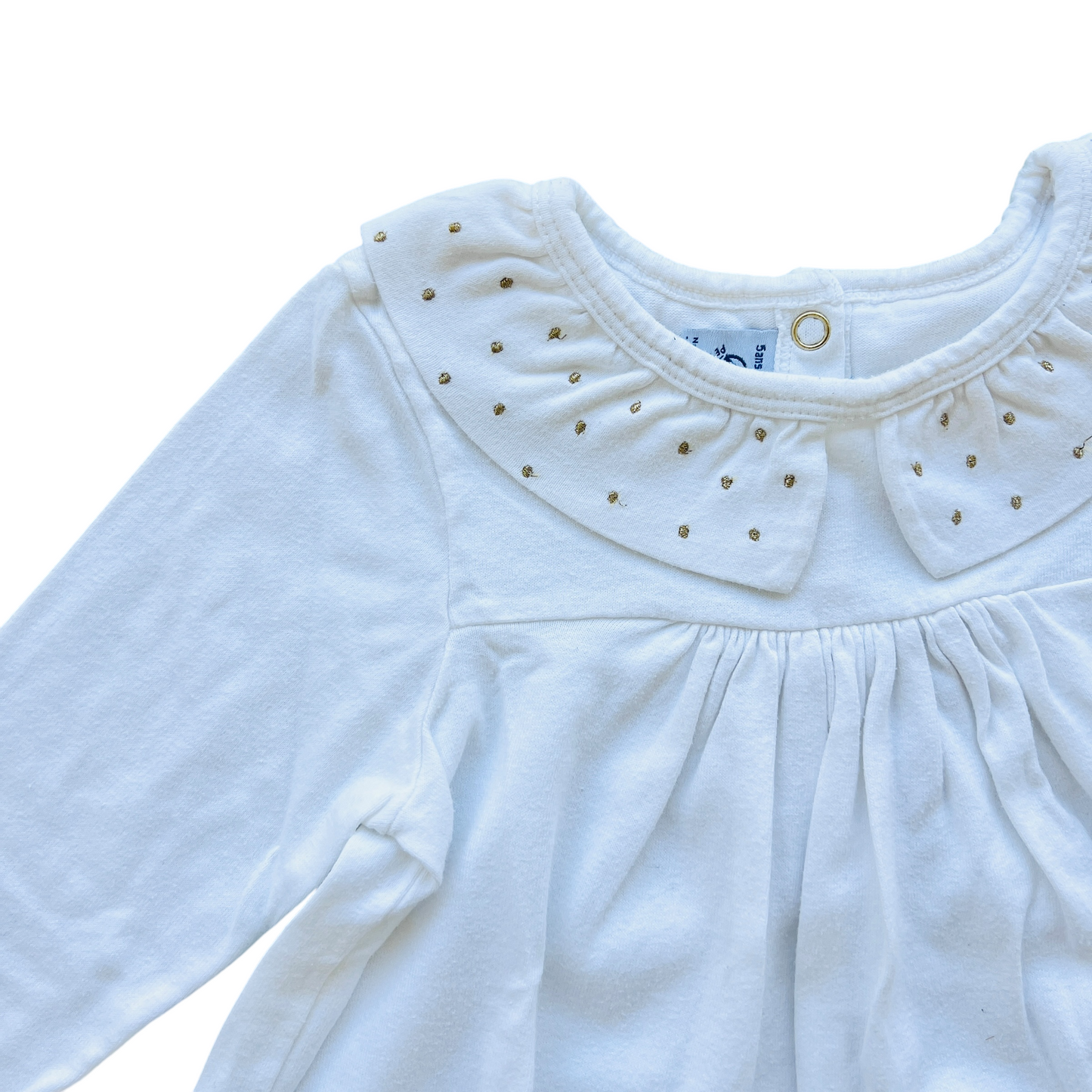 Maglia manica lunga con colletto Petit Bateau - 5 anni