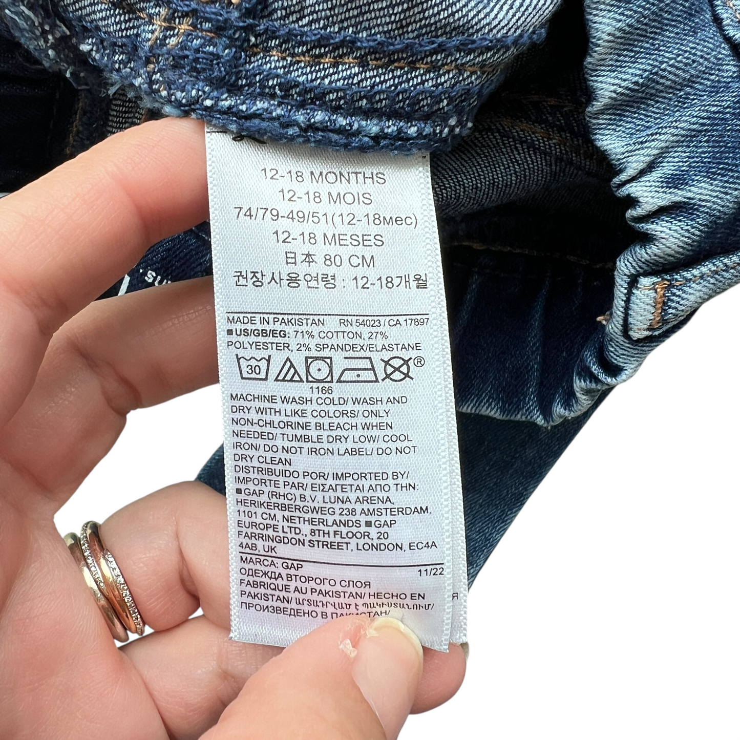 Jeggings BabyGap - 12/18 mesi