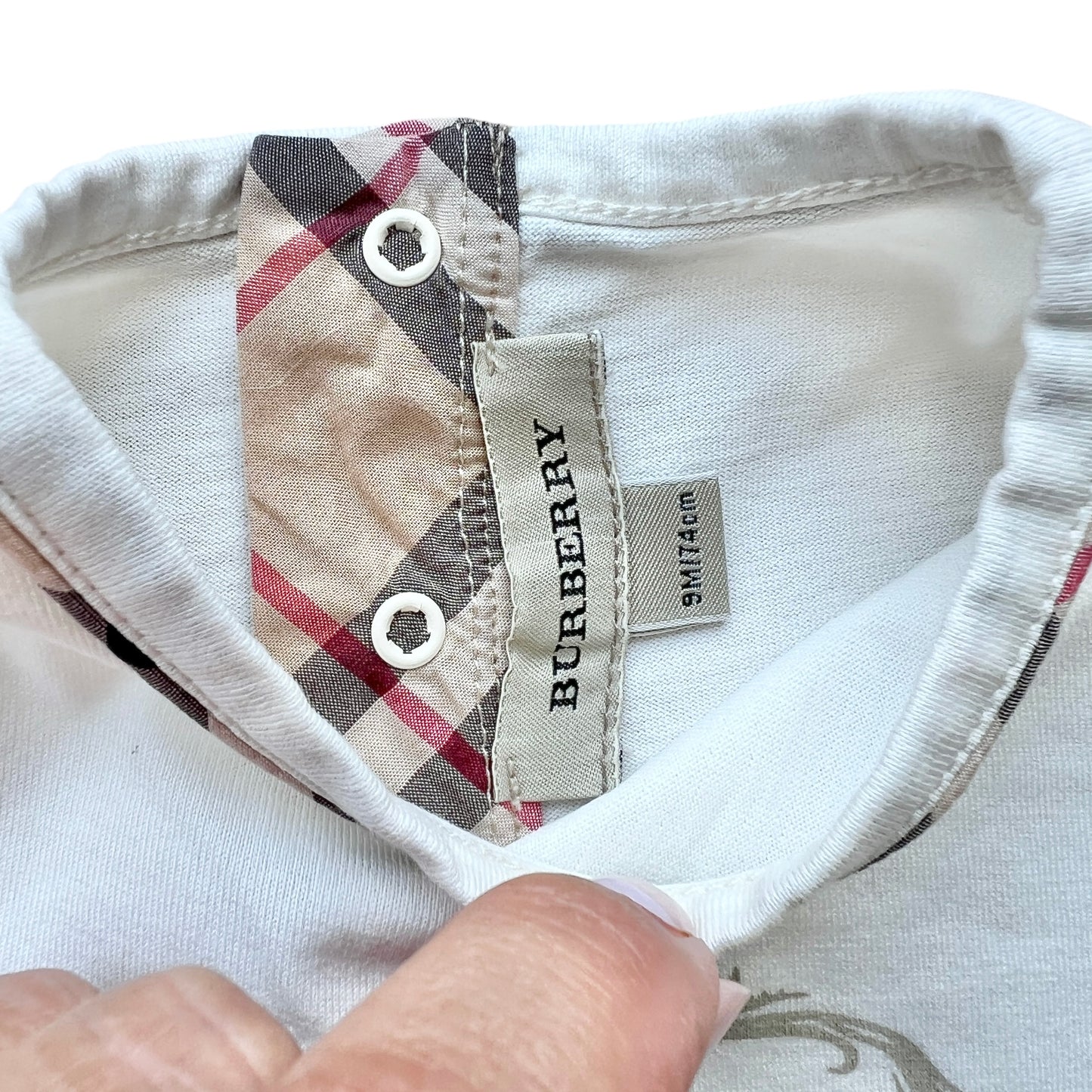 Maglia manica lunga Burberry - 9 mesi