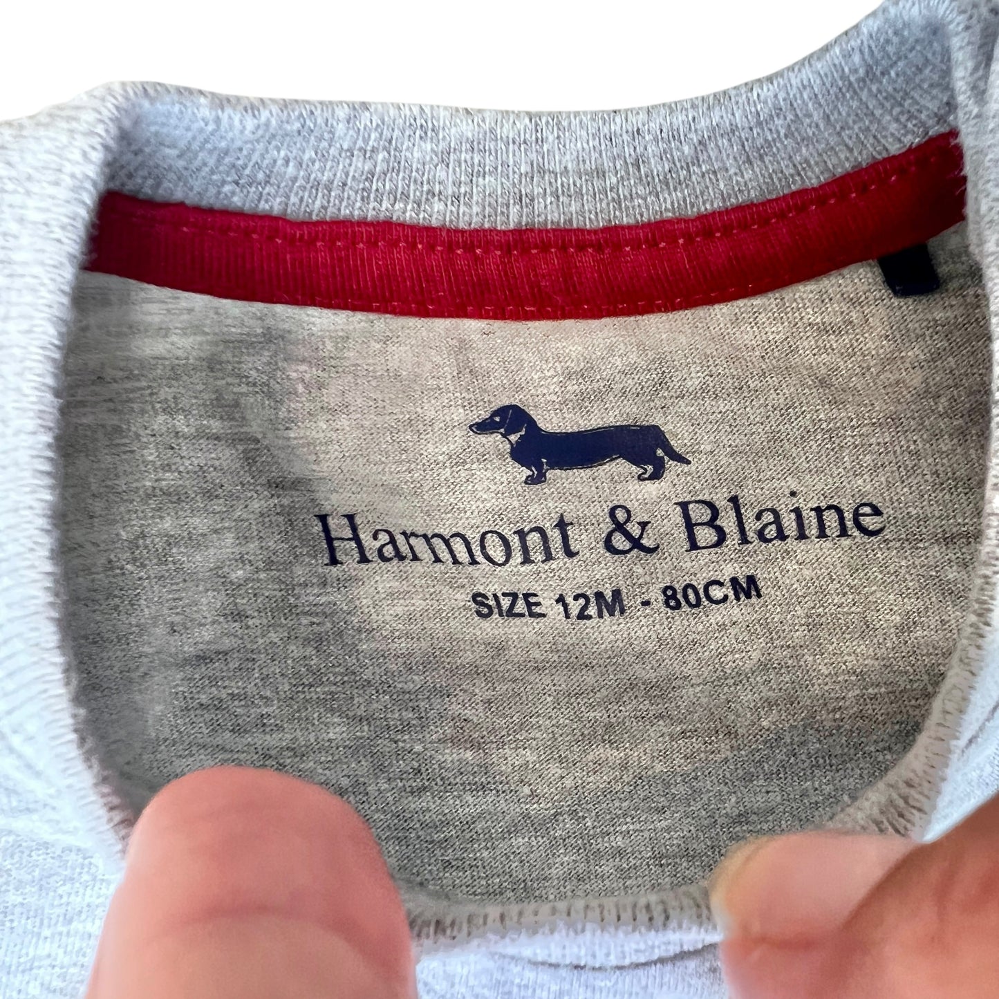 T-shirt manica lunga grigio melange Harmont & Blaine - 12 mesi
