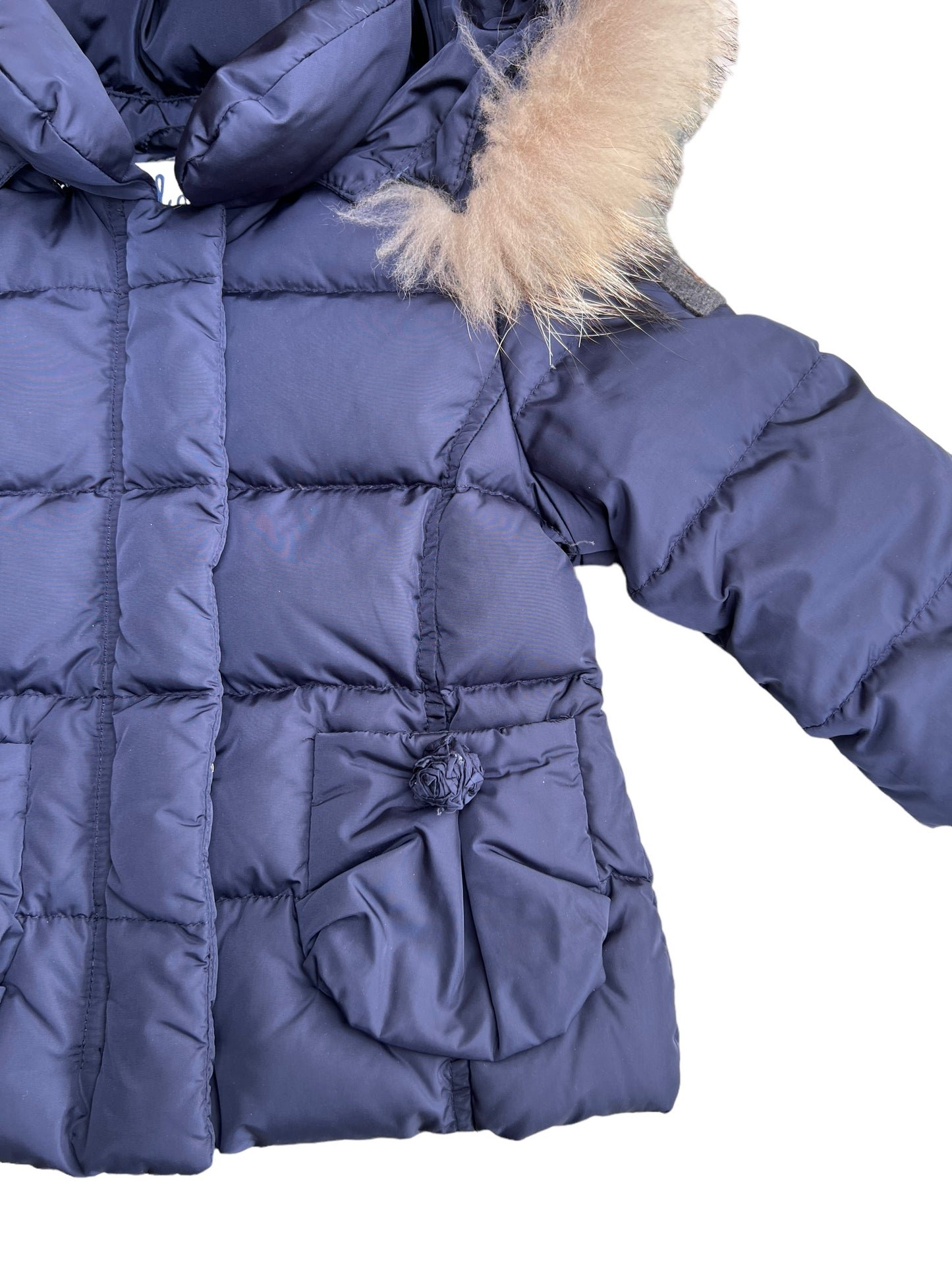 Piumino bimba Il Gufo vera piuma - 9 mesi