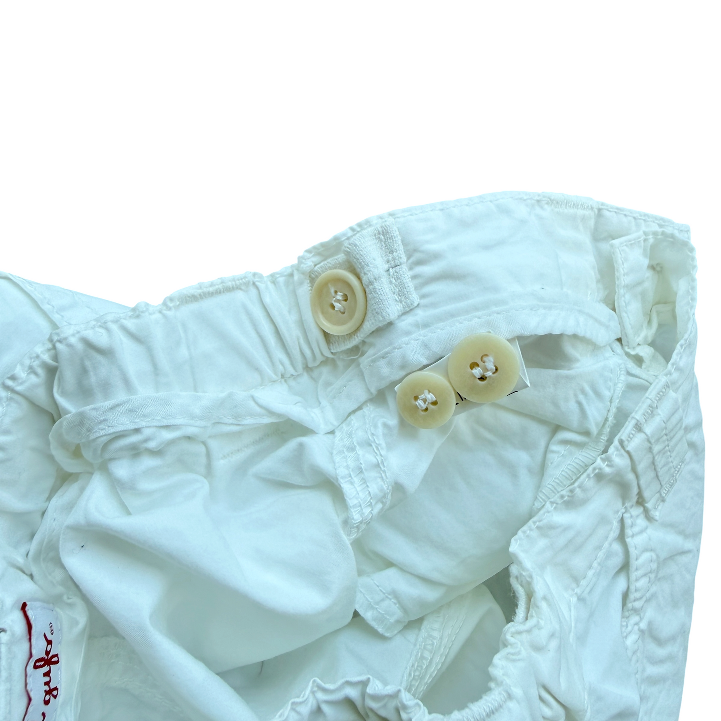 Pantaloni cargo bianchi Il Gufo - 2 anni