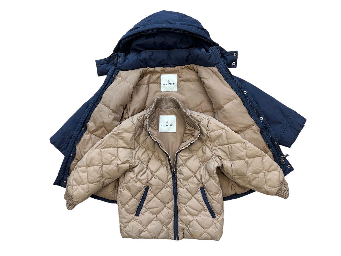 Piumino parka Moncler doppio utilizzo - 5 anni