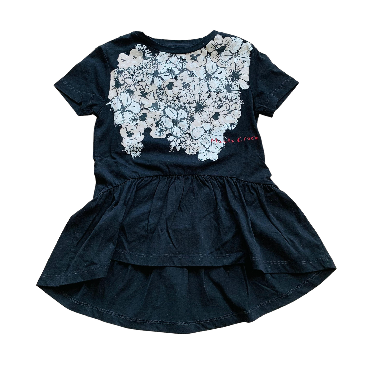 Maglia asimmetrica con stampa floreale Manila Grace - 6 anni