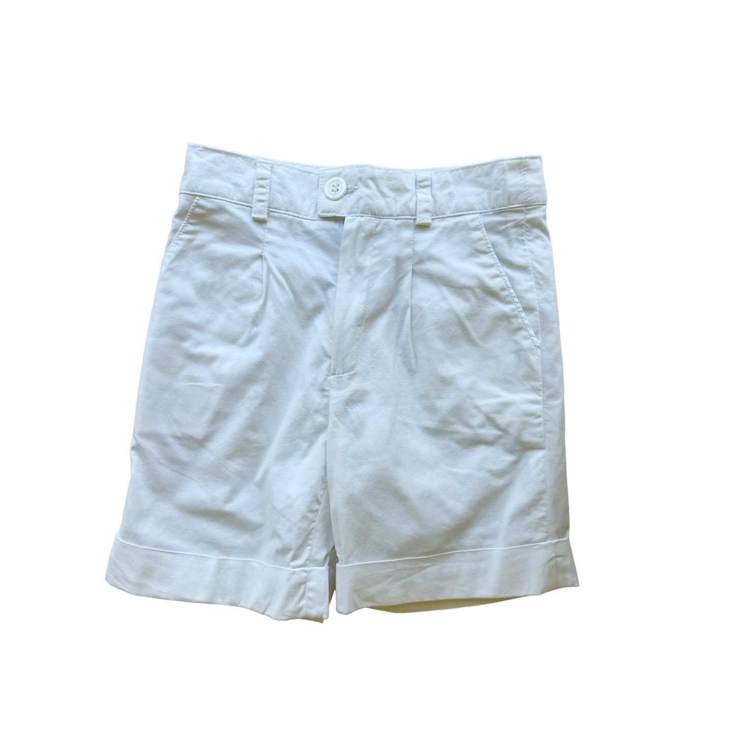 Pantaloncini bianchi con risvolto Paio Crippa - 9/12 mesi
