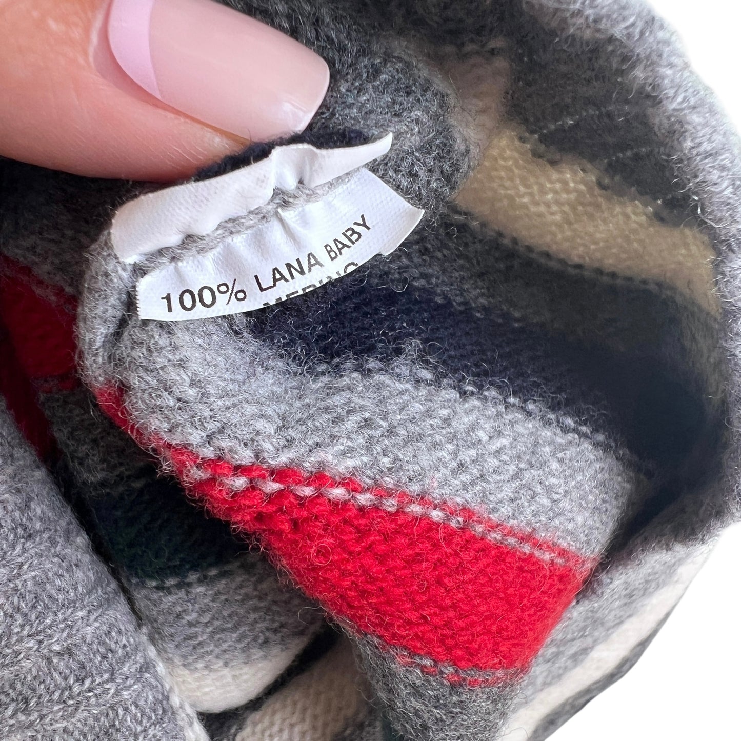 Maglione 100% lana a righe Il Gufo - 2 anni