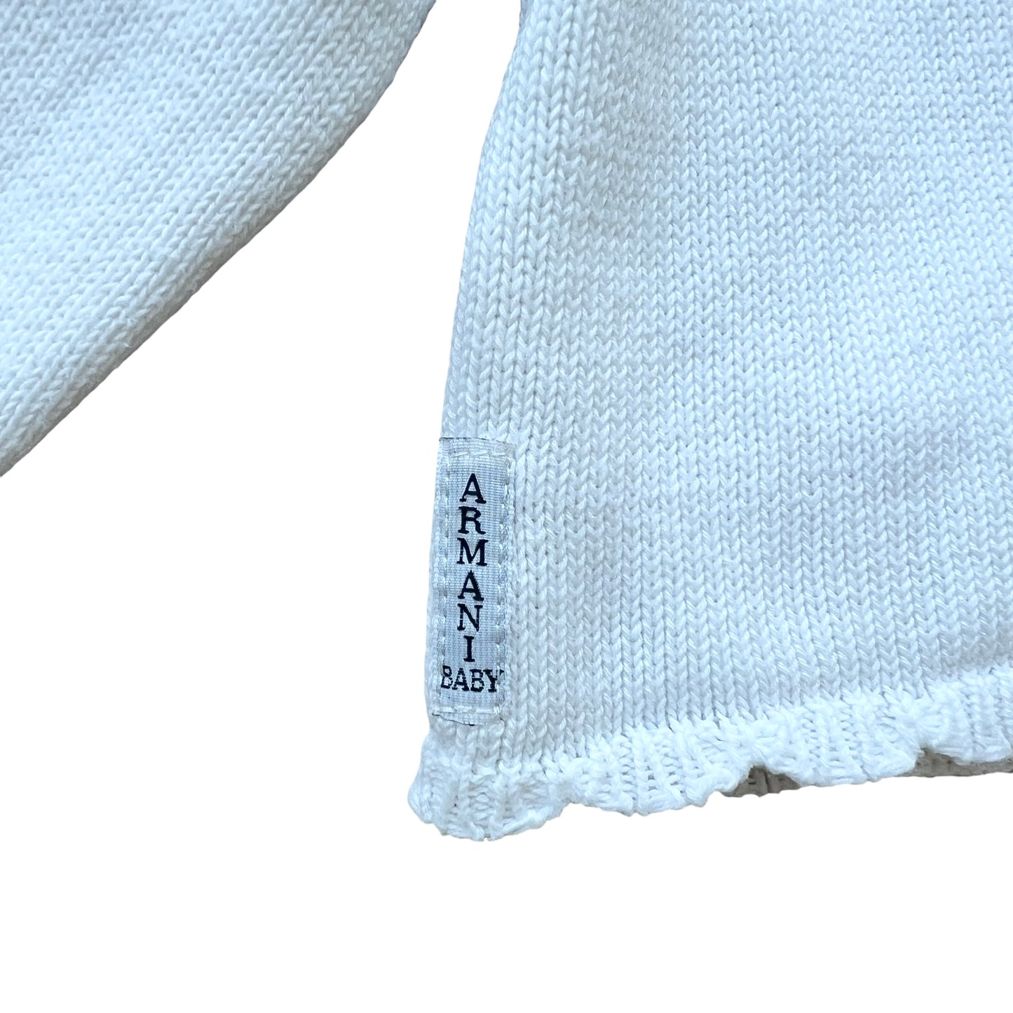 Completo abito lino e coprispalle cotone Armani - 9 mesi