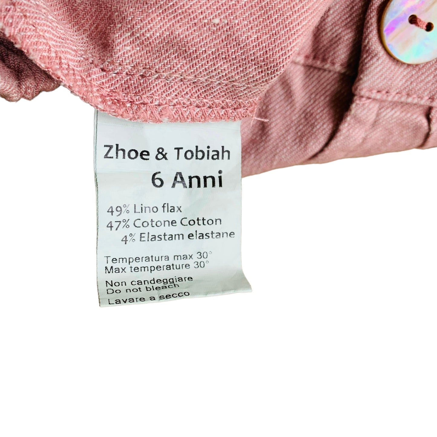 Short in lino e cotone Zhoe & Tobiah - 6 anni