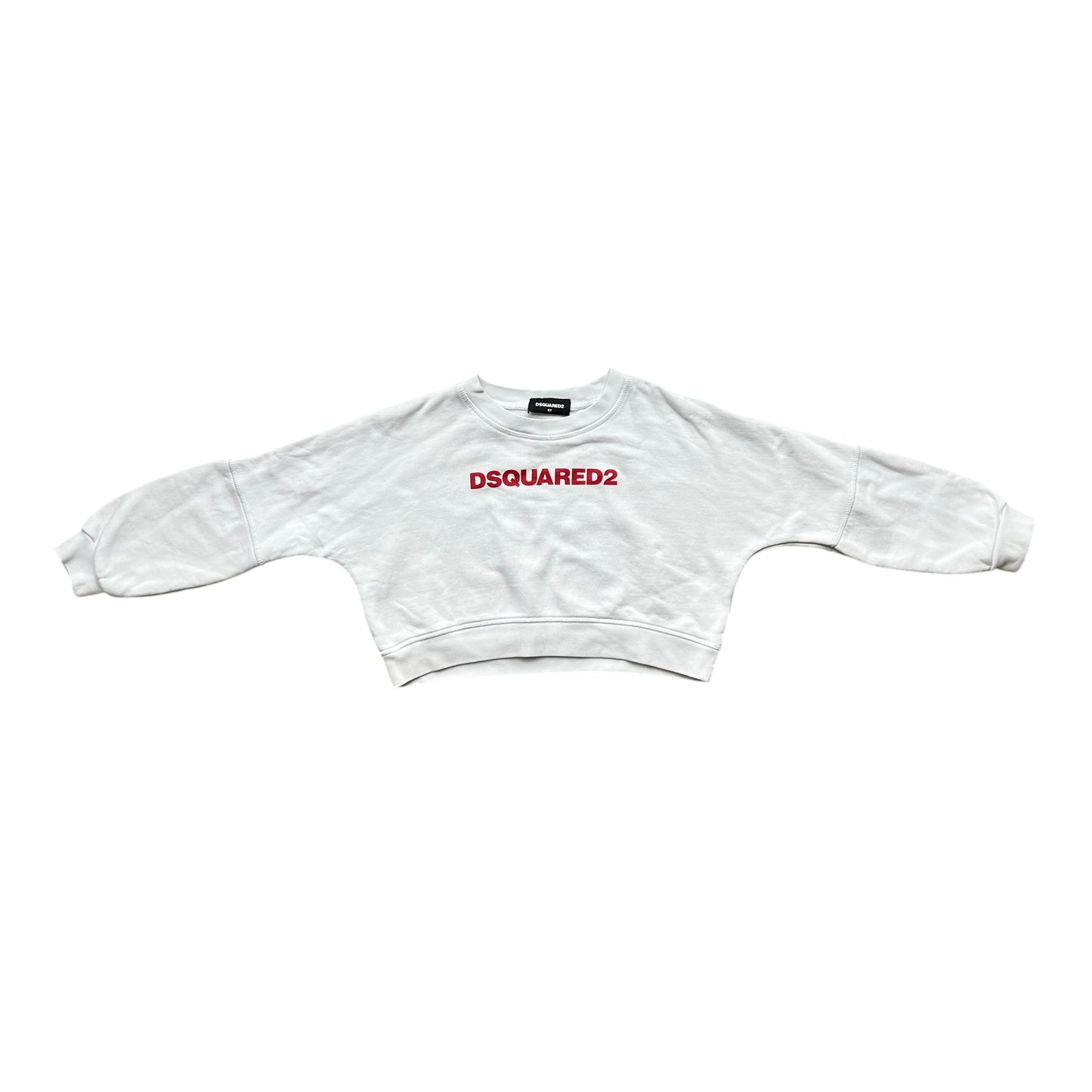 Felpa cropped oversize garzata Dsquared2 - 6 anni