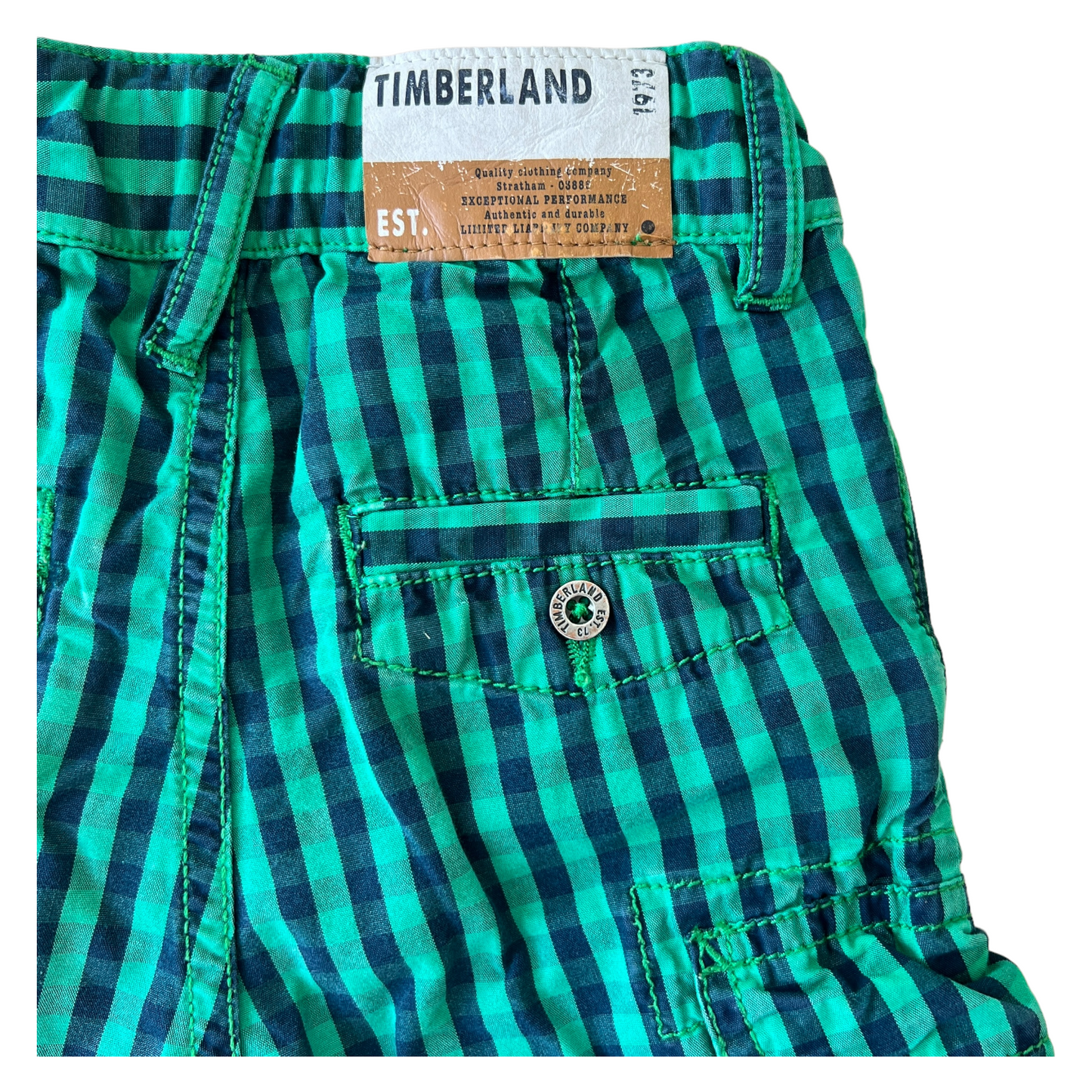 Bermuda quadretti Timberland - 18 mesi