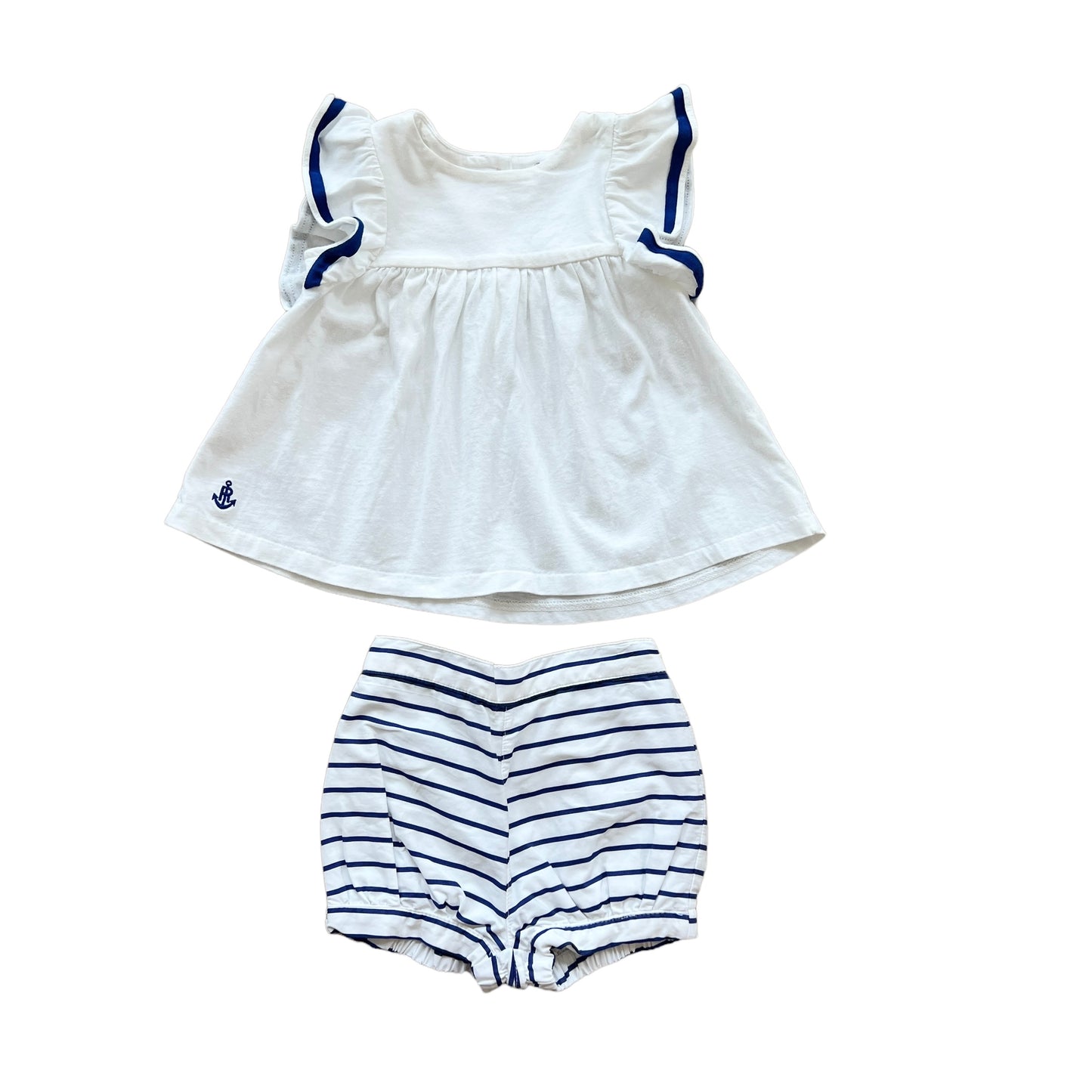 Completo stile marinaresco Ralph Lauren - 9 mesi