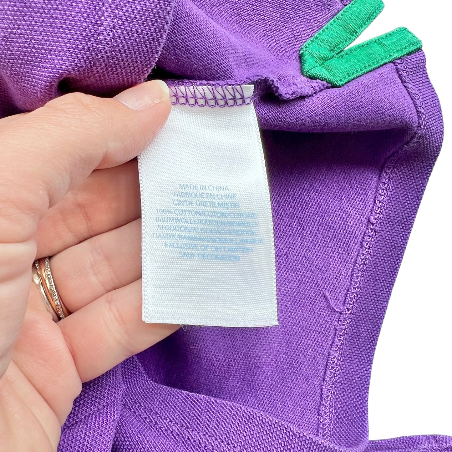Polo manica lunga viola Ralph Lauren - 18 mesi