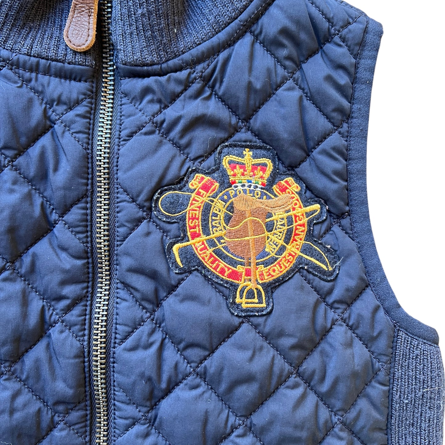 Gilet trapuntato blu Ralph Lauren - 8 anni