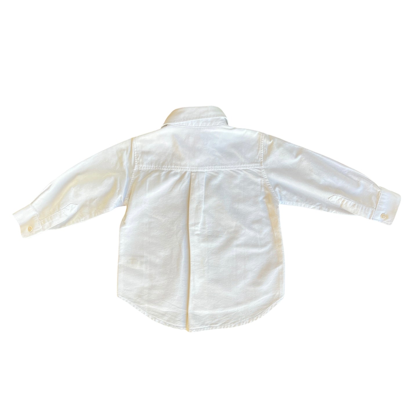 Camicia piquet bianca Il Gufo - 2 anni
