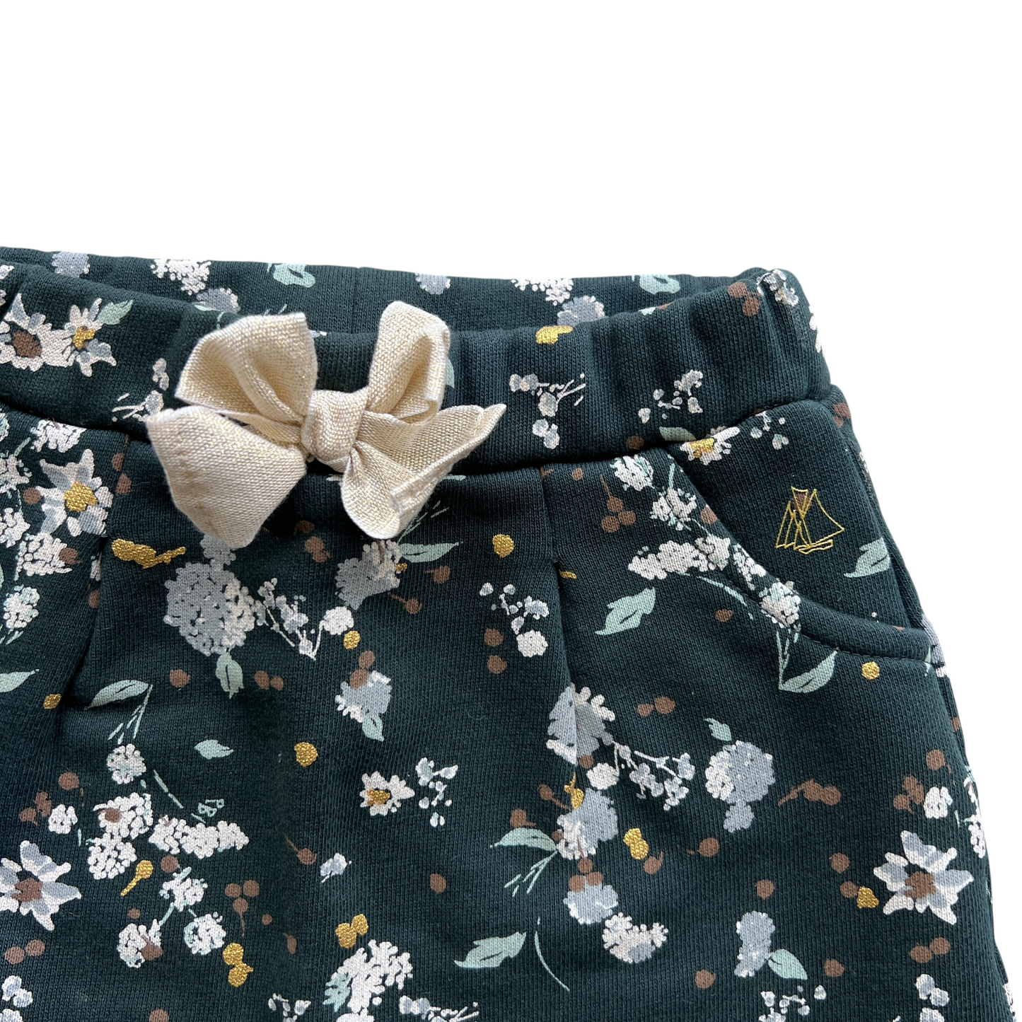 Pantaloni felpa fiori Petit Bateau - 12 mesi
