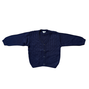Cardigan trecce filo di cotone Coccoli - 24 mesi