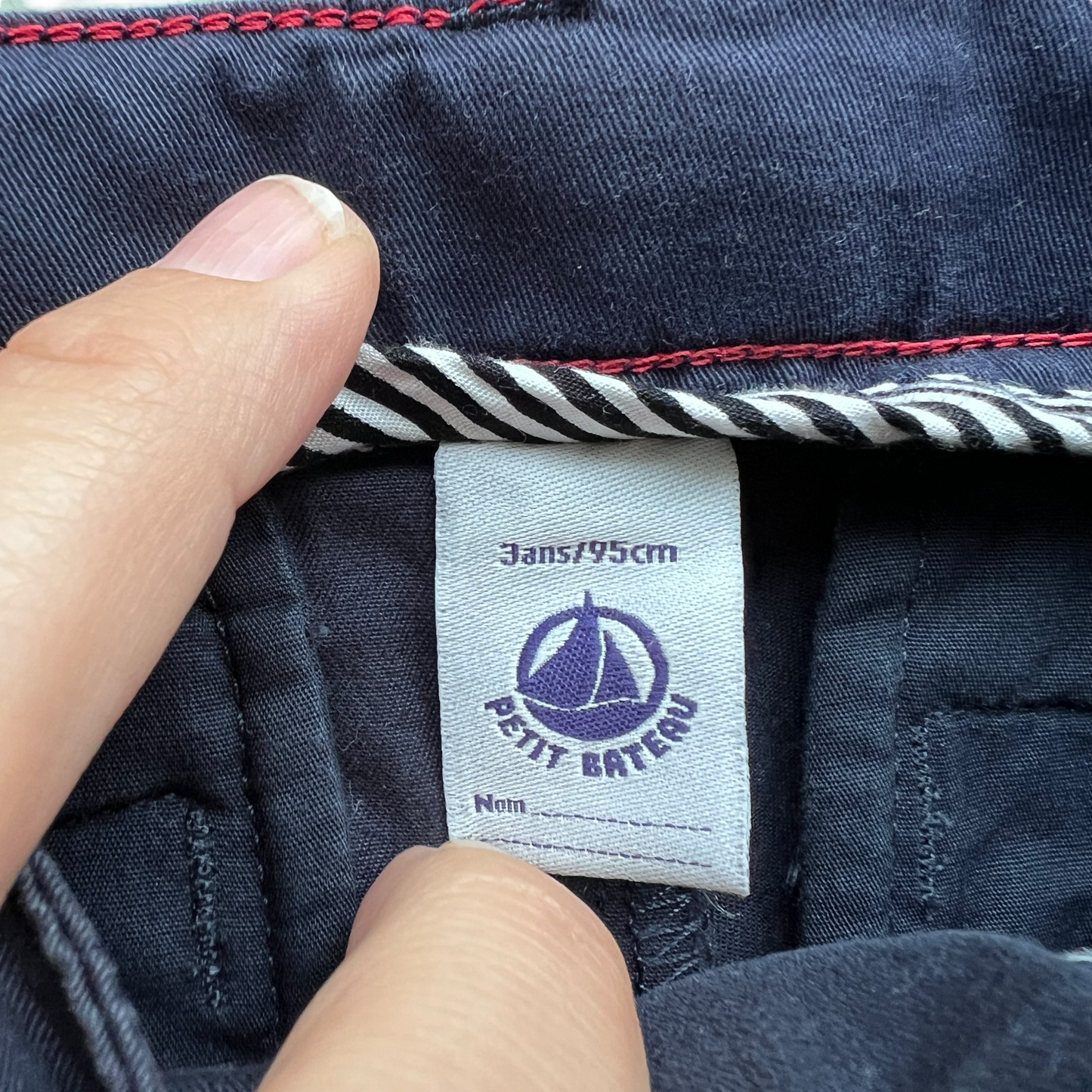 Pantaloni mod. chino Petit Bateu - 3 anni
