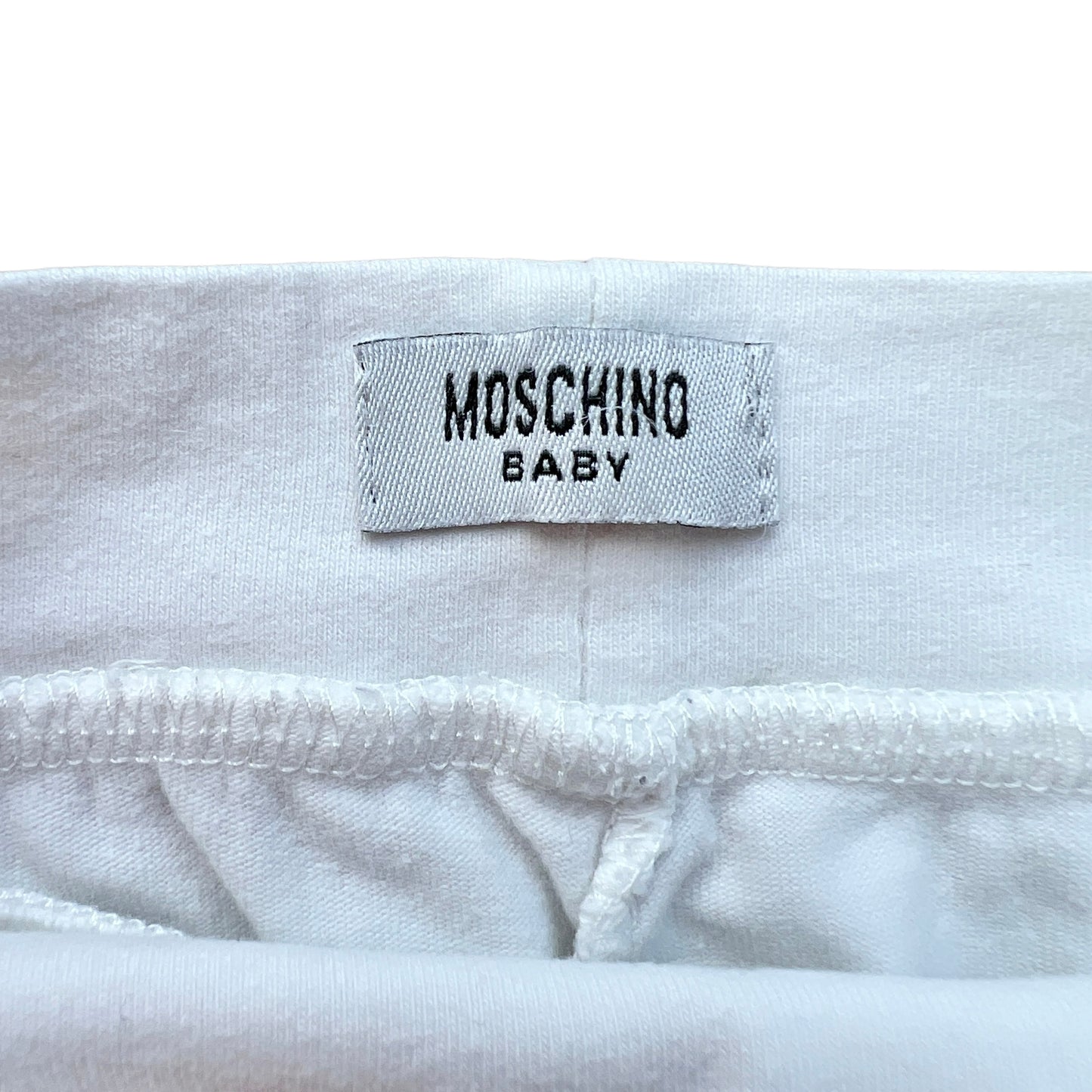 Leggings bianchi Moschino Baby - 6/9 mesi