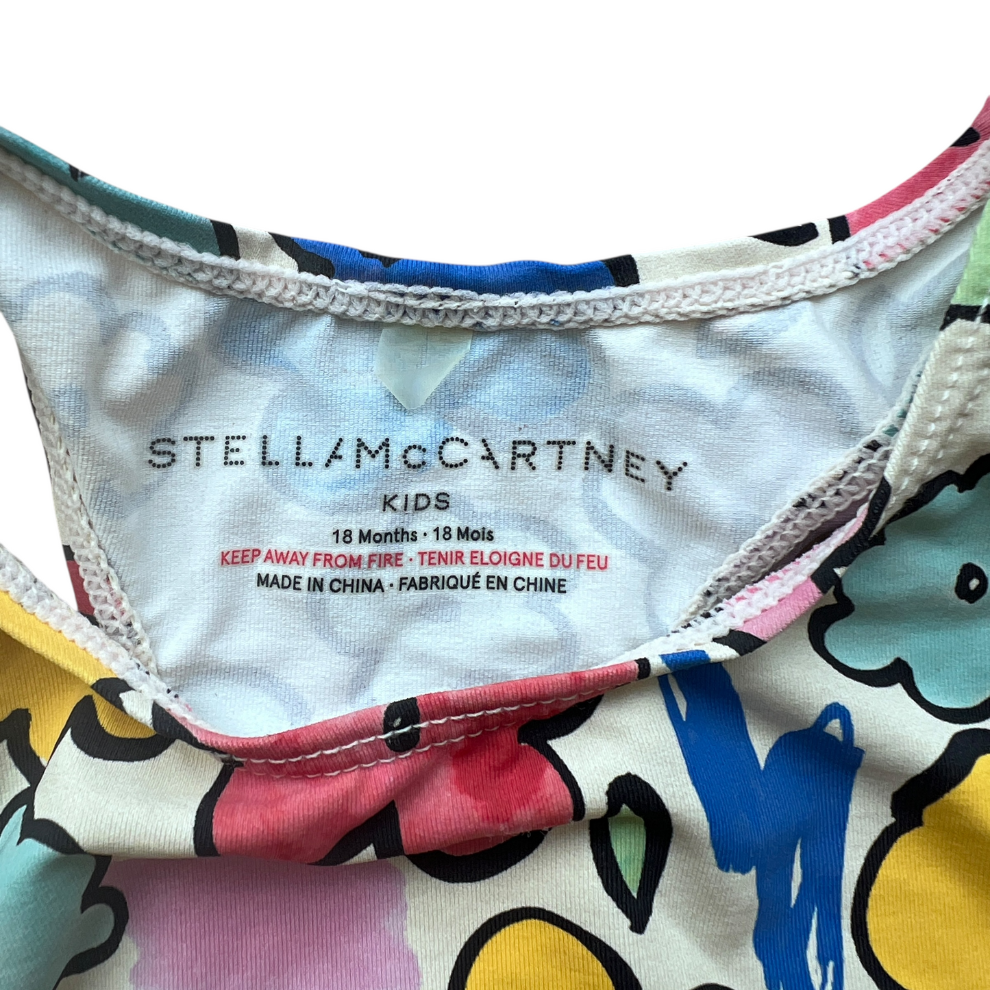 Costume intero fiori Stella McCartney - 18 mesi