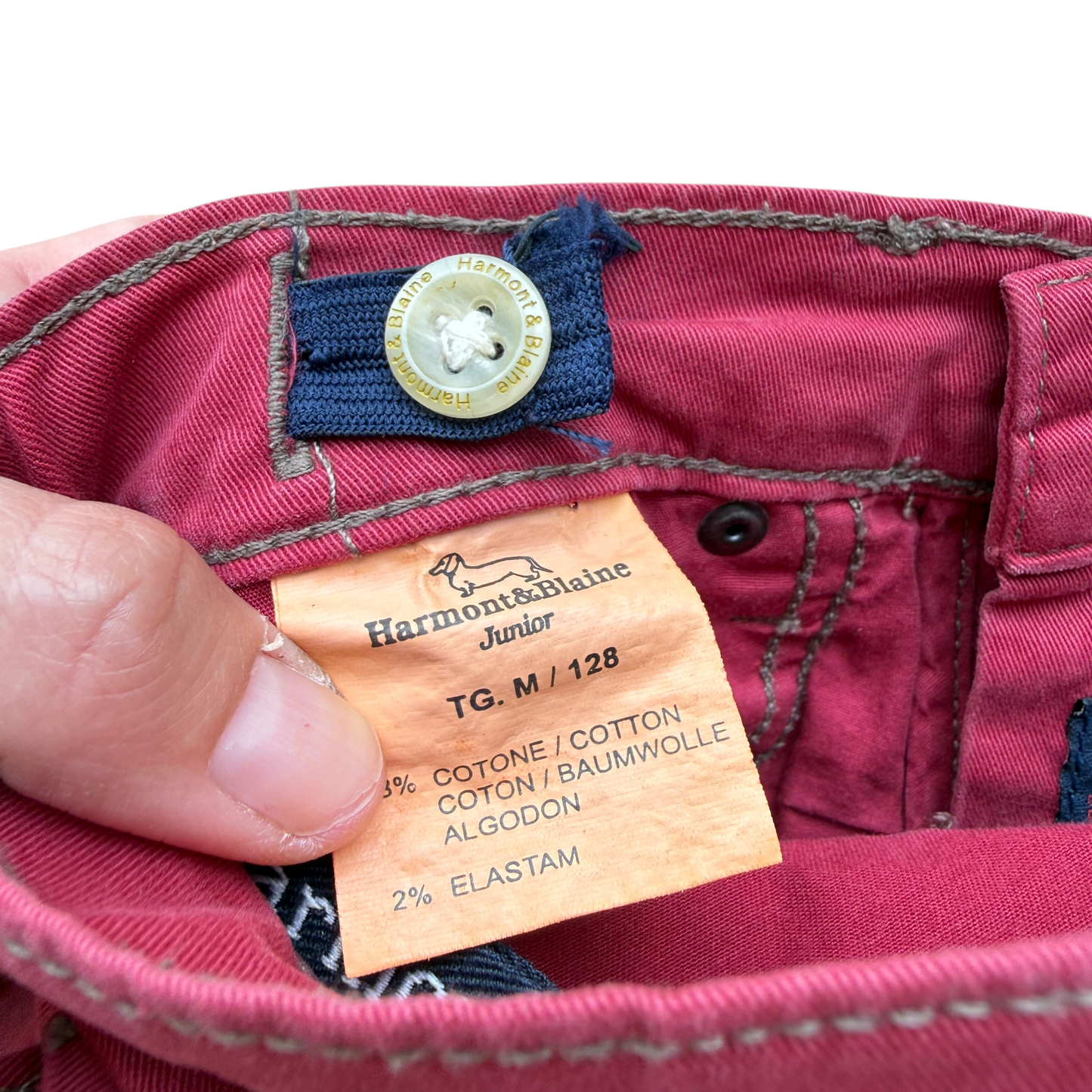 Jeans rosso scuro Harmont&Blaine - 8 anni