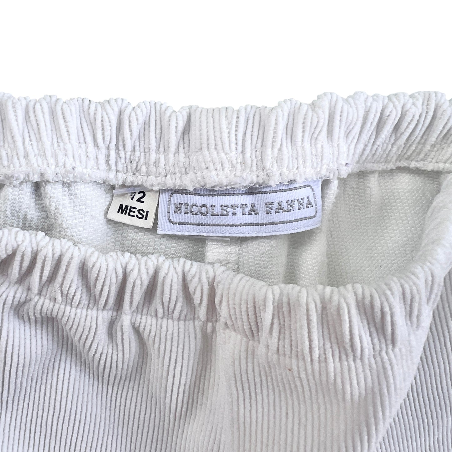 Pantaloni microvelluto Nicoletta Fanna - 12 mesi