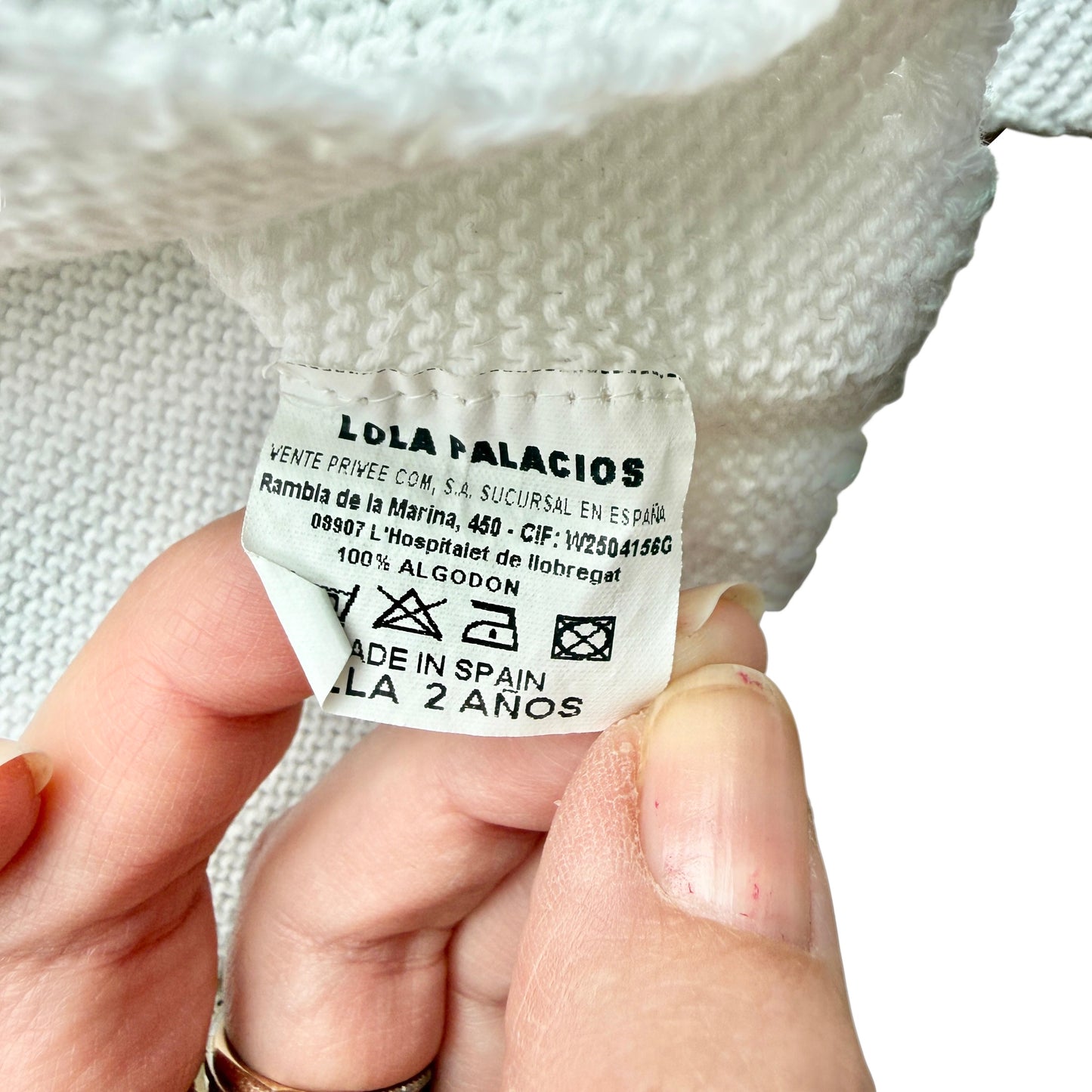Coprispalle cotone Lola Palacios - 2 anni