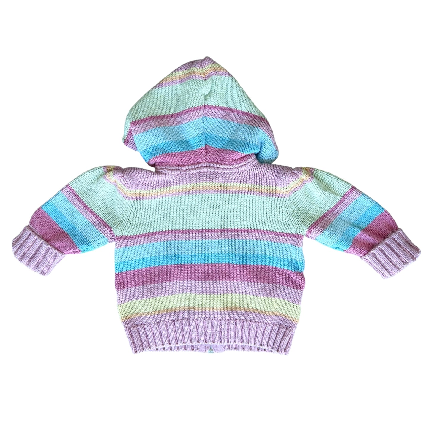 Cardigan righe pastello bimba Ralph Lauren - 6 mesi