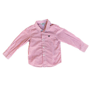 Camicia righe rosse Armani - 18 mesi