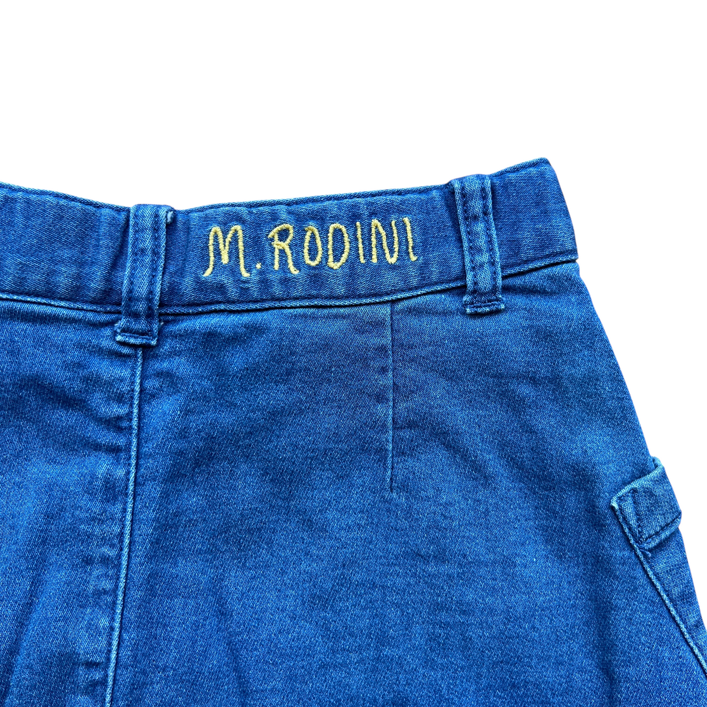 Gonna effetto jeans garzata Mini Rodini - 2/3 anni
