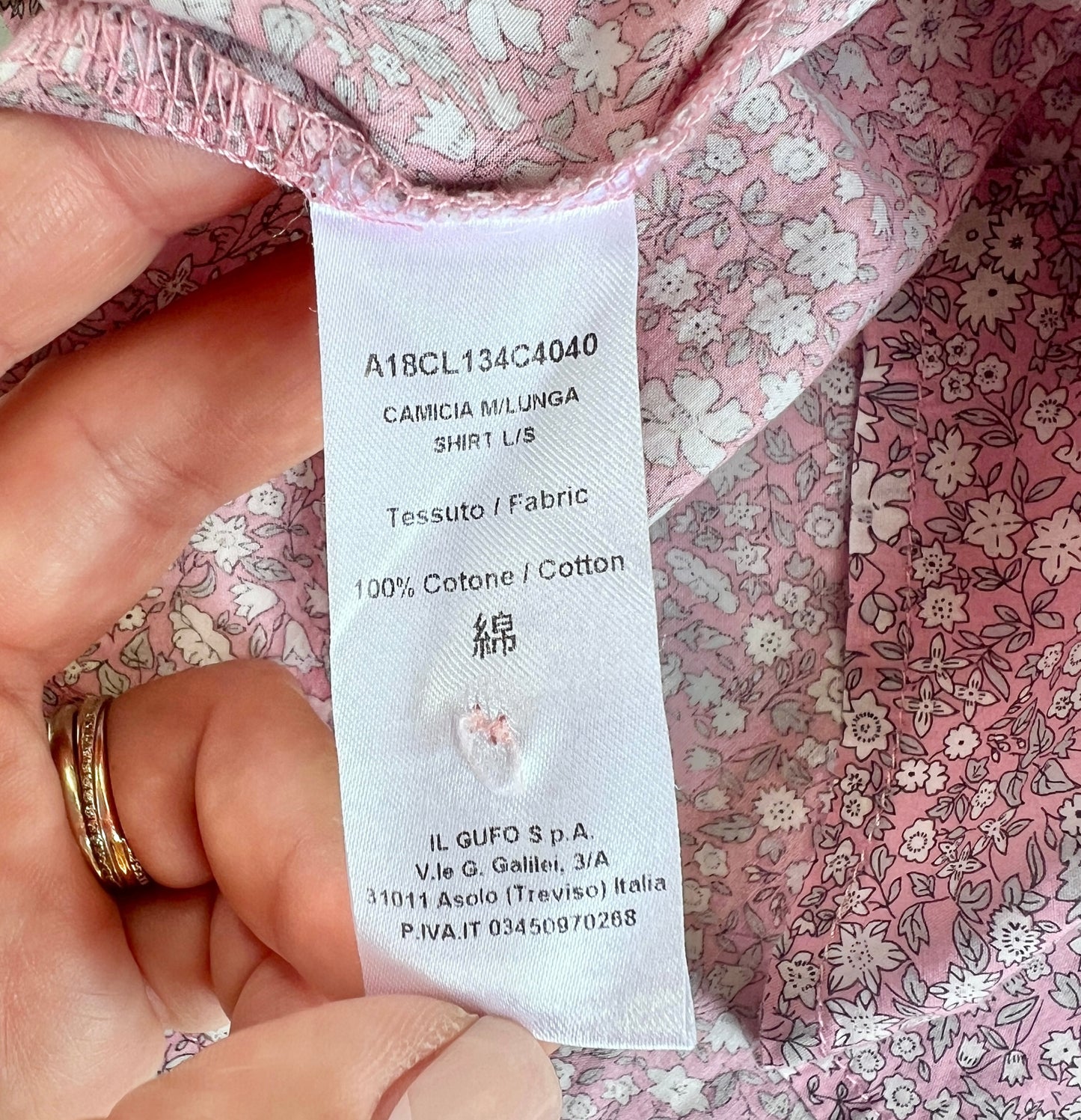 Camicia liberty Il Gufo - 6 anni