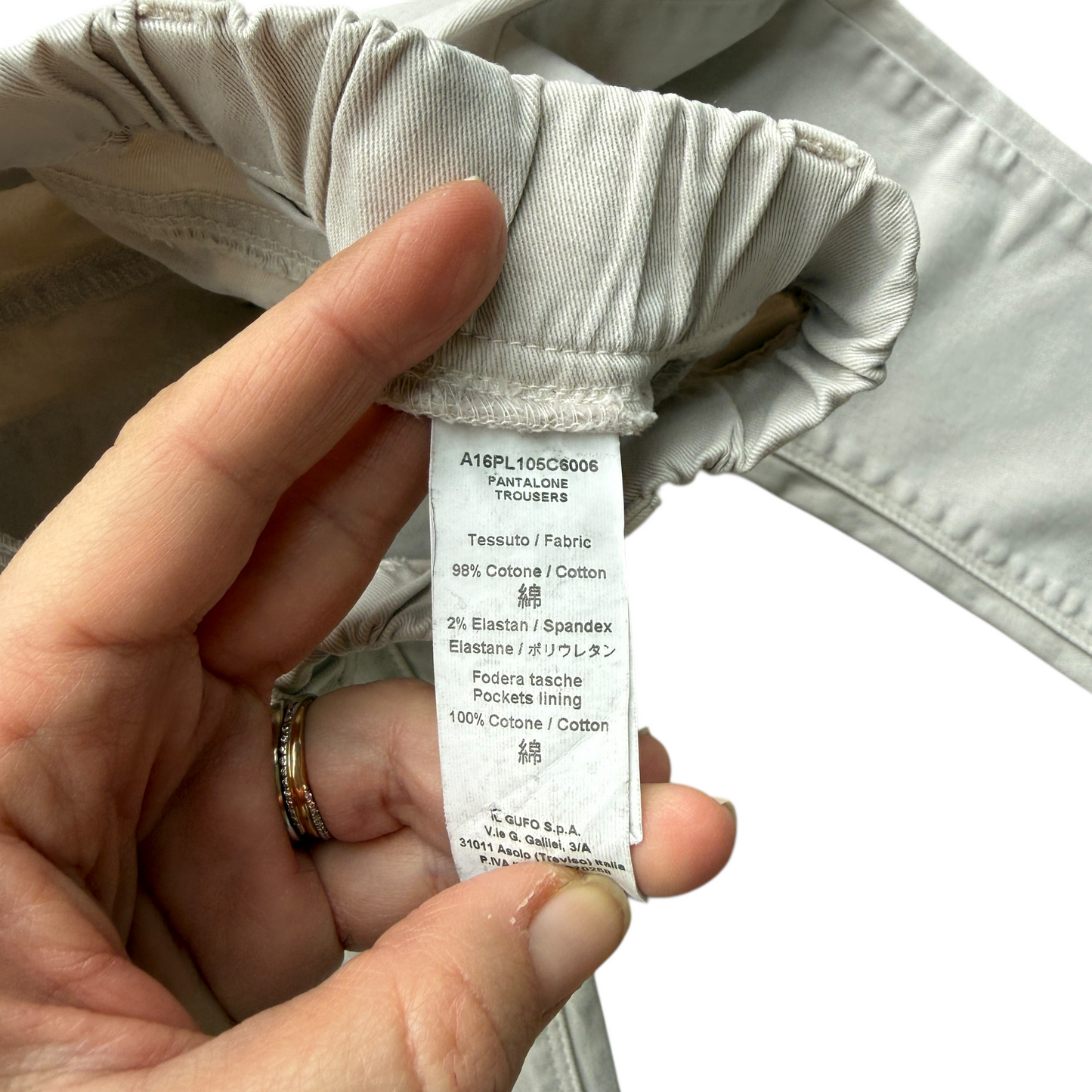 Jeggings sabbia Il Gufo - 5 anni