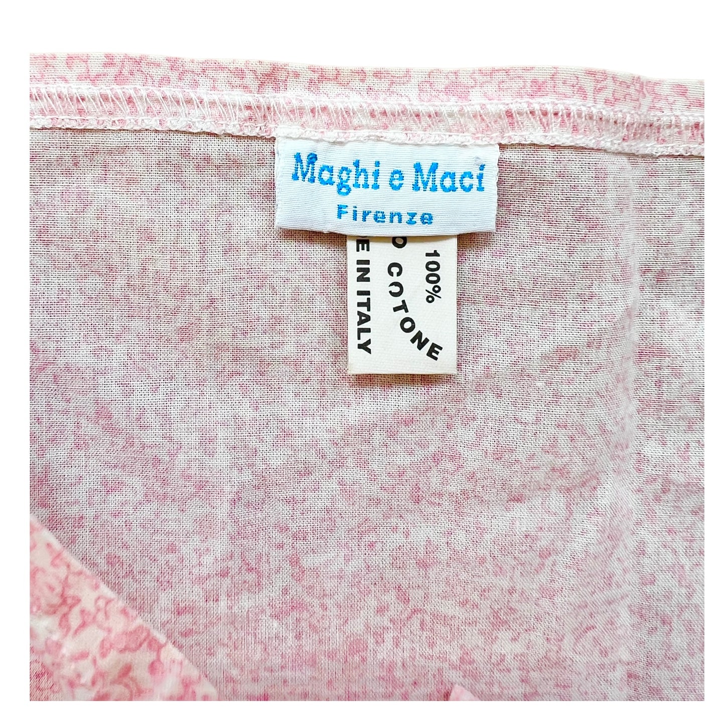 Pareo cotone liberty Maghi e Maci - 5/6 anni