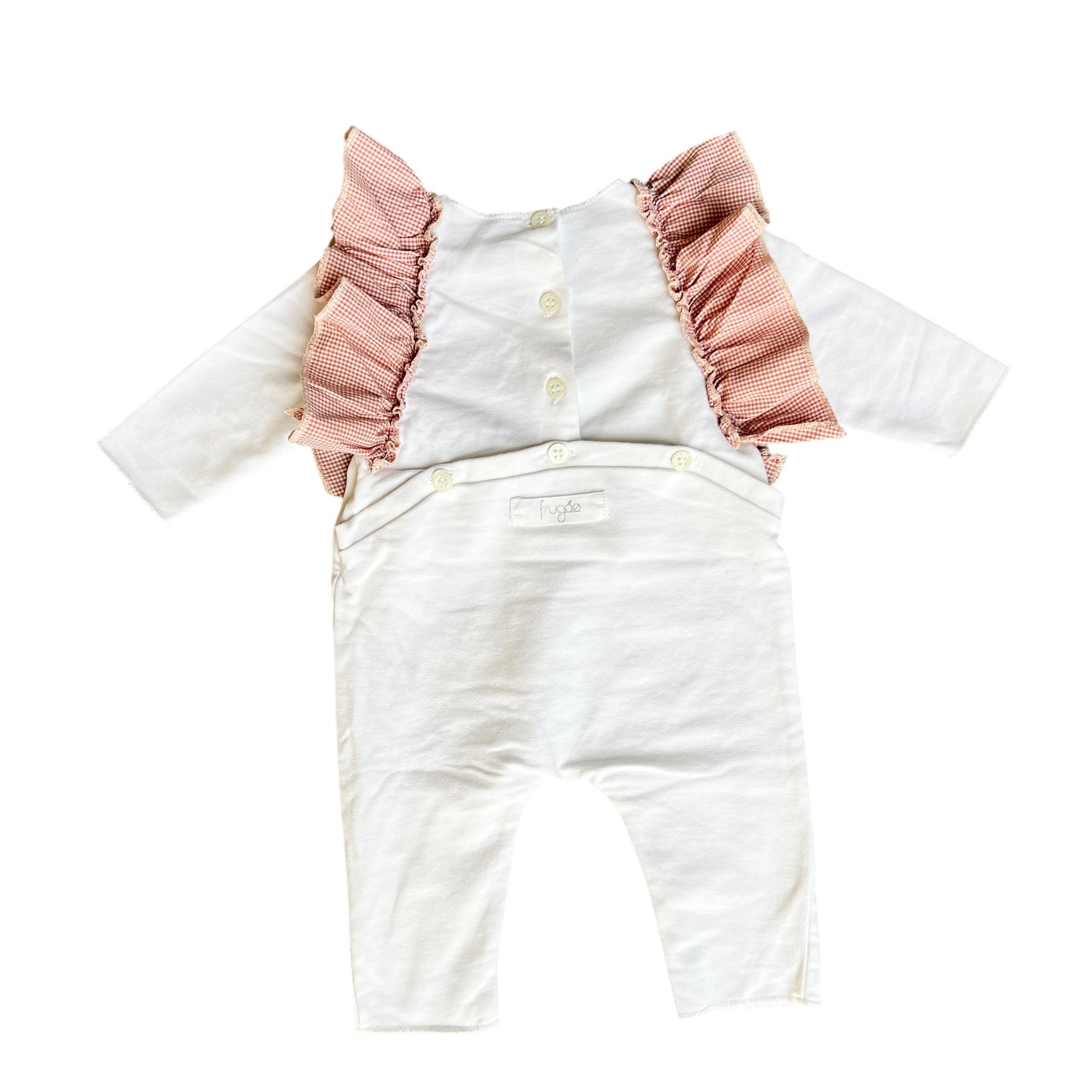 Tutina con rouches Frugoo - 1 mese