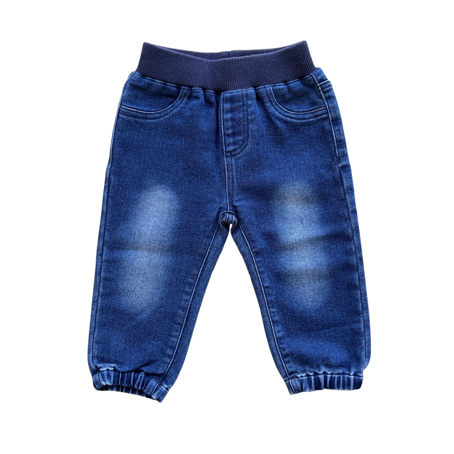 Pantaloni effetto jeans morbidi Guess - 6/9 mesi