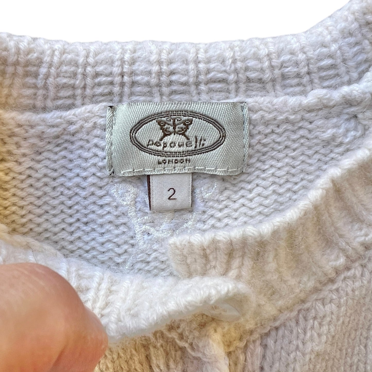 Cardigan 100% cashmere Papouelli London - 2 anni