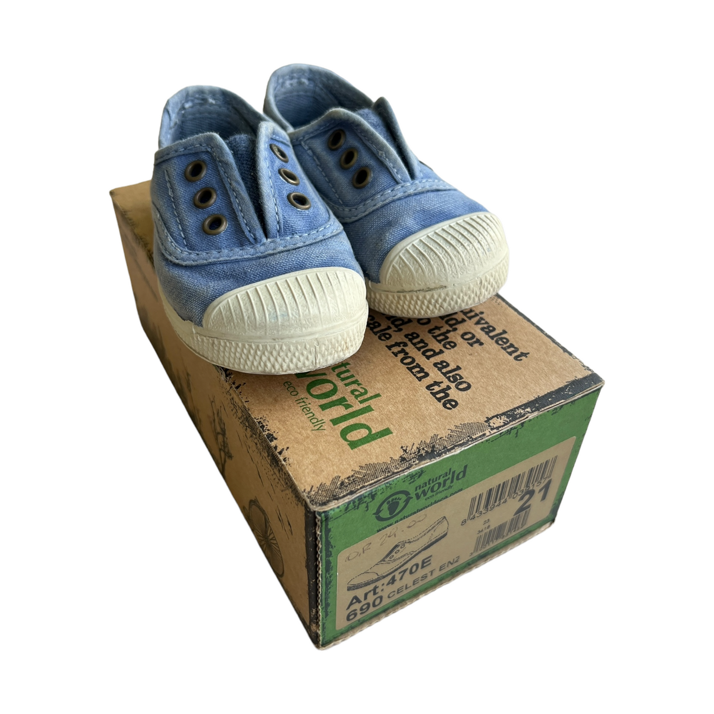 Scarpe Grape in tela Natural World - numero 21
