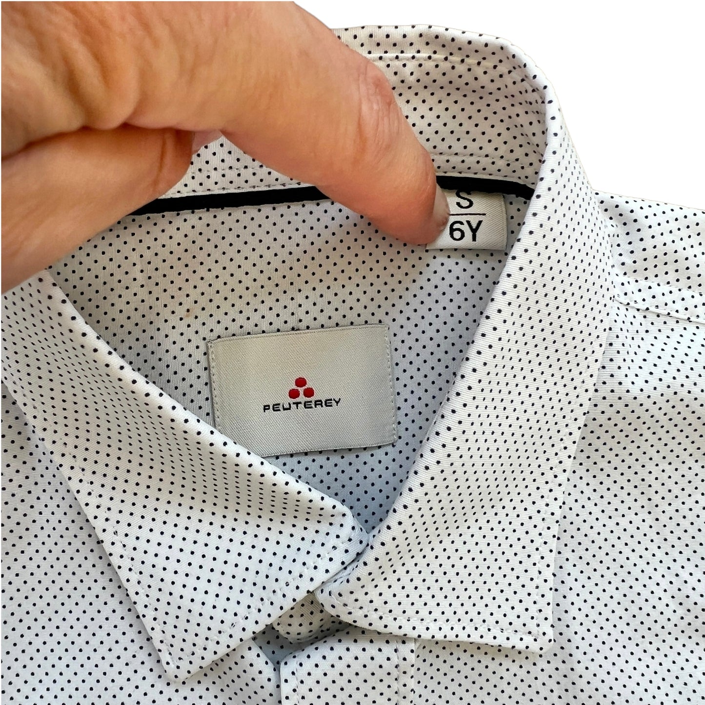 Camicia piccoli pois Peuterey NUOVA - 6 anni
