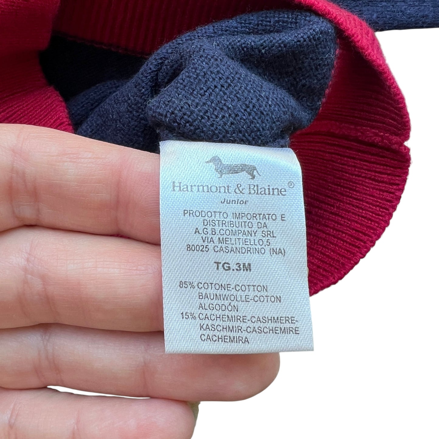 Maglione leggero cotone cachemire Harmont&Blaine - 3 mesi