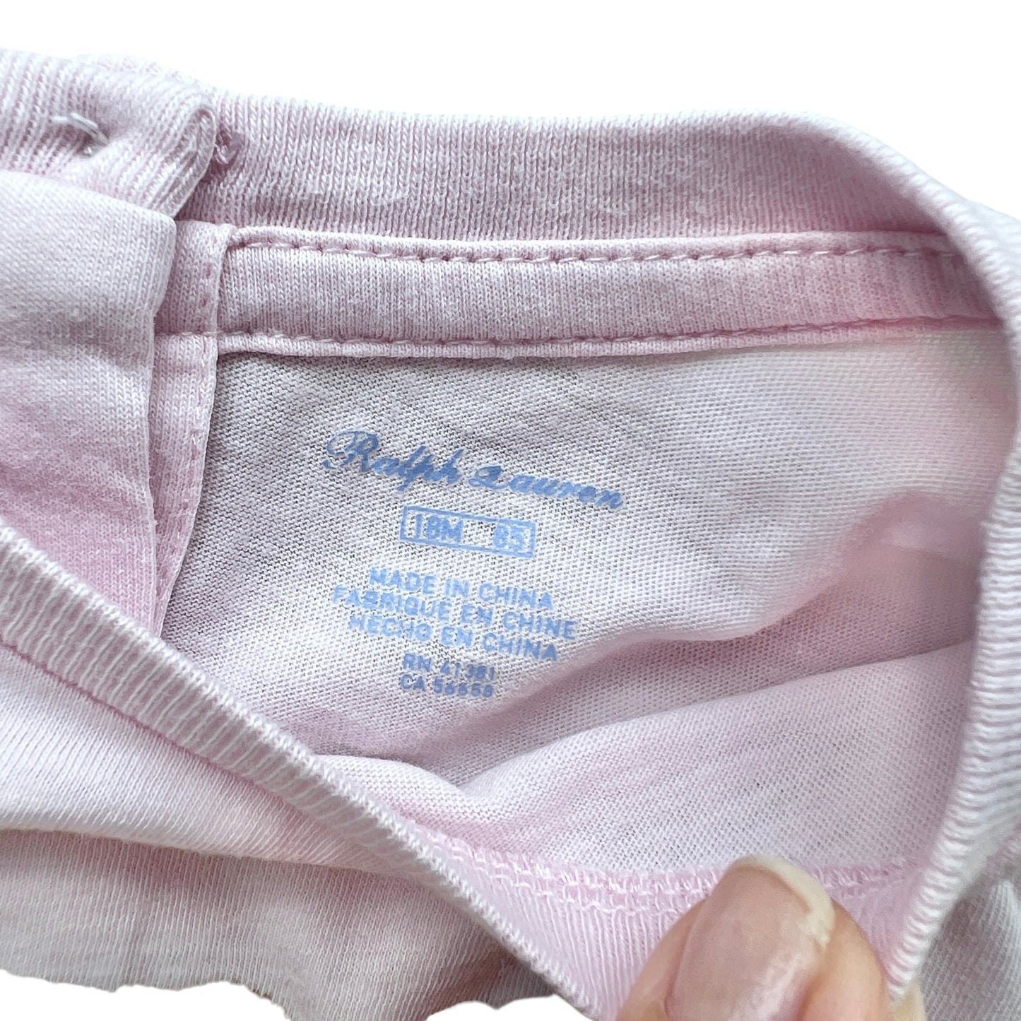 T-shirt manica corta orsetti Ralph Lauren - 18 mesi