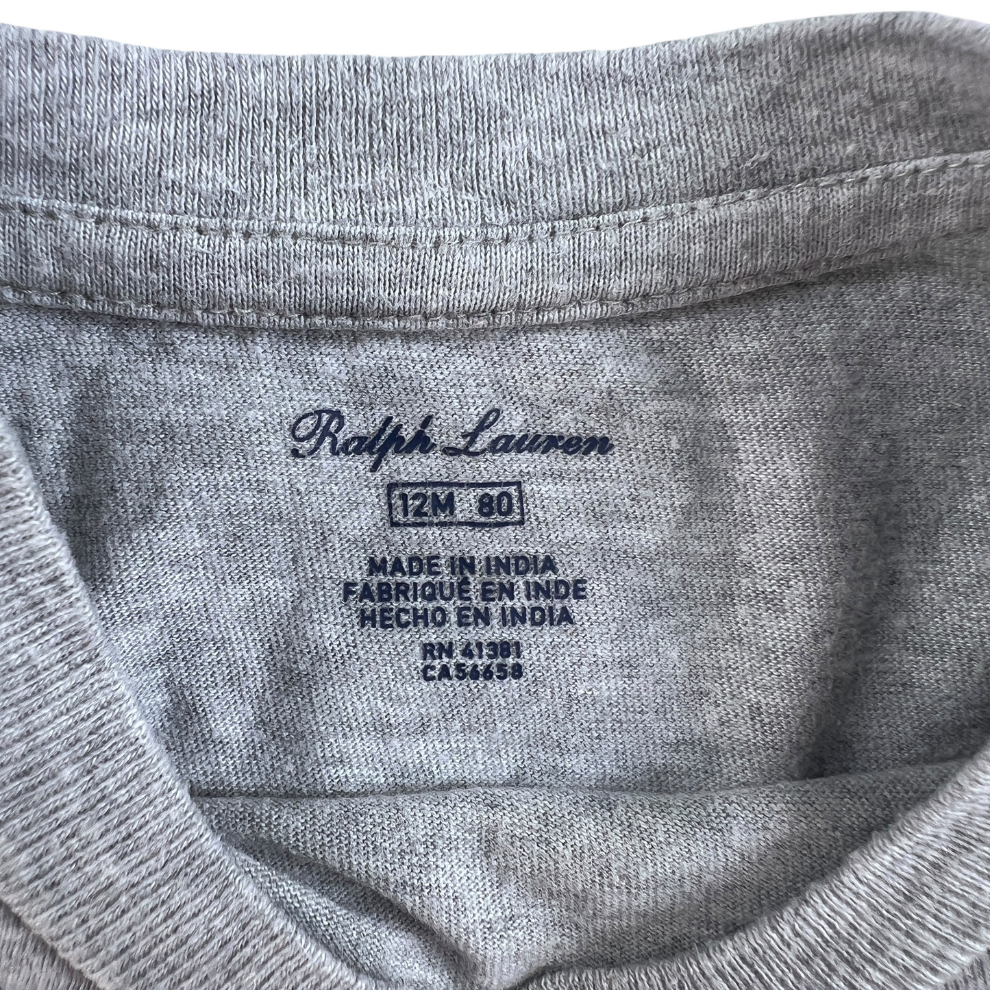 T-shirt manica lunga tigre Ralph Lauren - 12 mesi
