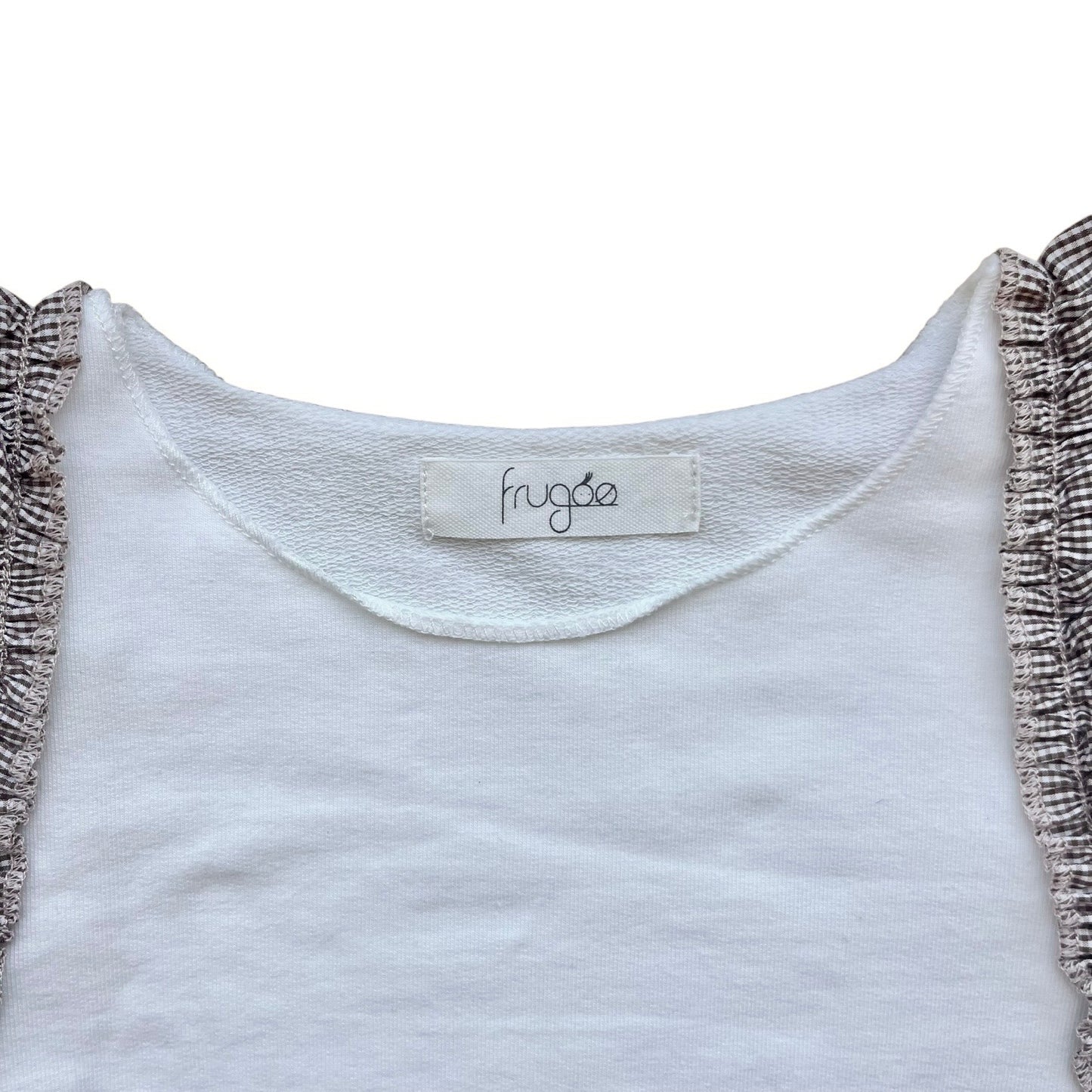 Maglia manica lunga garzata con rouches Frugoo - 4 anni